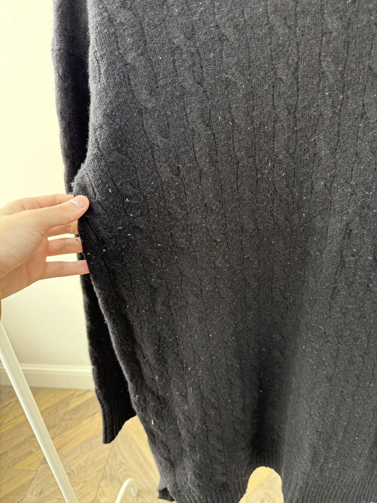 Polo Ralph Lauren Vintage Polo Ralph Lauren Wool Cable Knit Dress Size L / US 10 / IT 46 - 6 Thumbnail