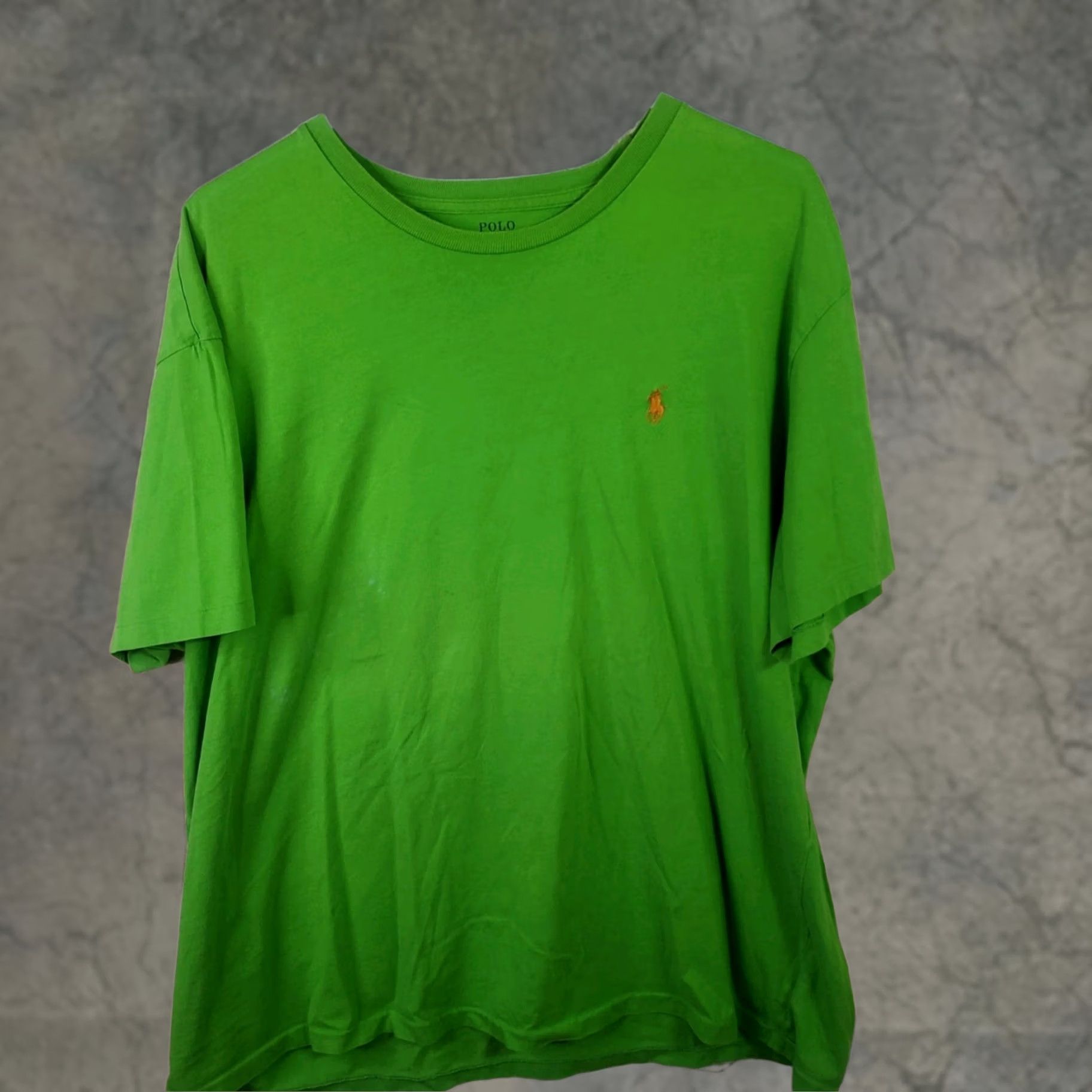Polo Ralph Lauren Polo Ralph Lauren T Shirt XL Green Short Sleeve V-Neck Logo Preppy Pony Shirt Mens XL Green Logo Polo Ralph Lauren T-Shirt Size US XL / EU 56 / 4 - 1 Thumbnail