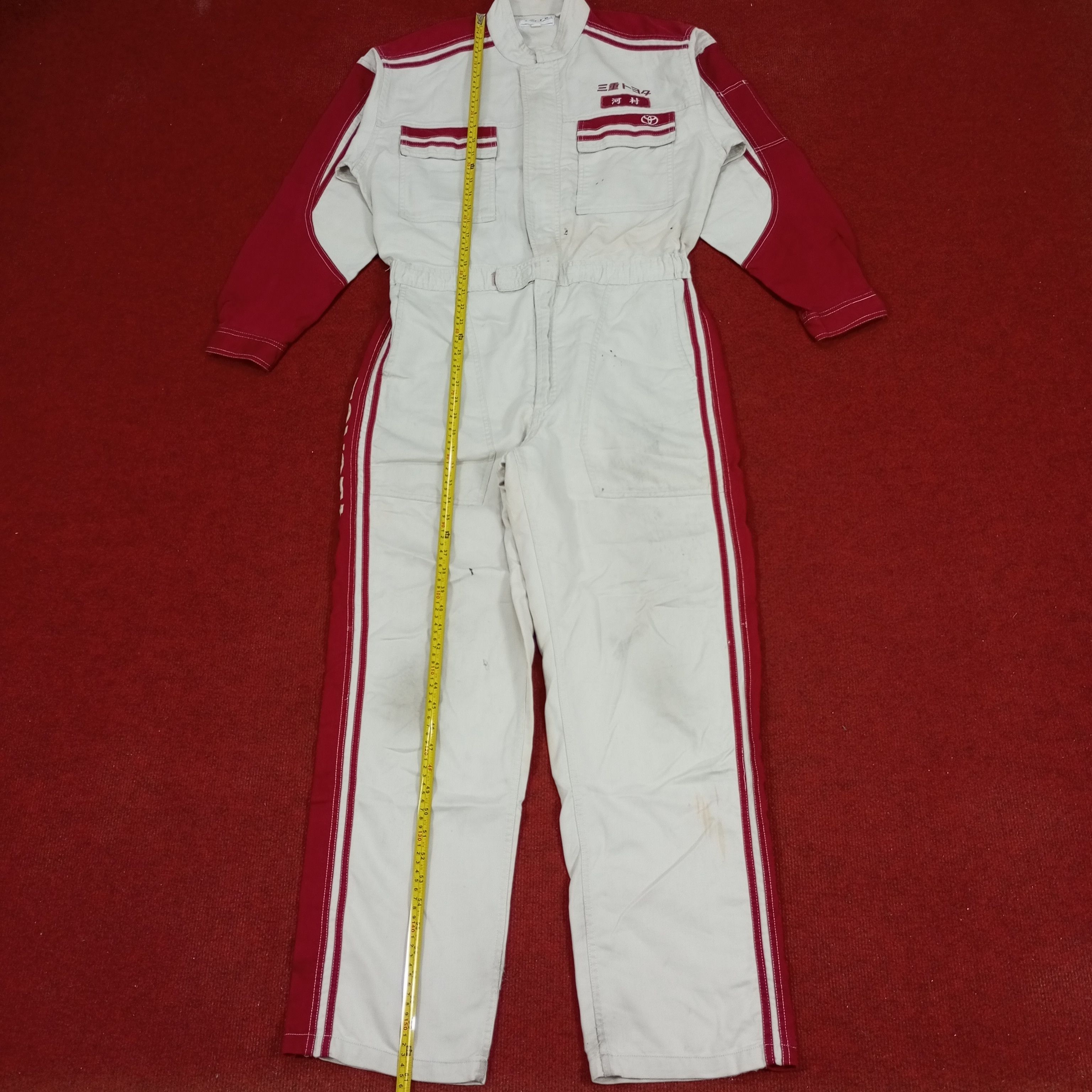 Japanese Brand × Vintage Toyota Tecno Japanese Motorsports Coverall Jacket Size US M / EU 48-50 / 2 - 7 Thumbnail