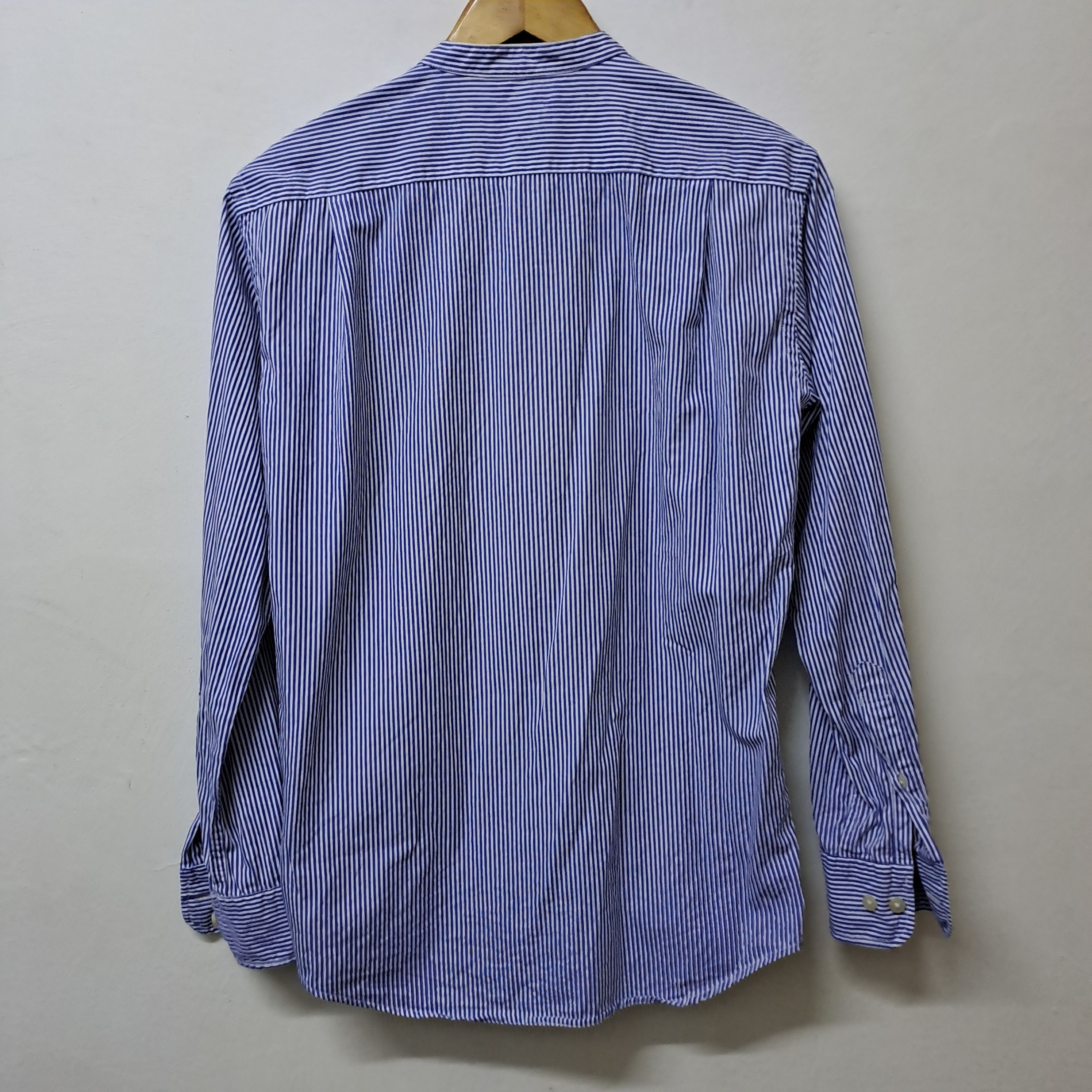 Uniqlo Uniqlo Stripes Mandarin Collar Shirt Size US S / EU 44-46 / 1 - 7 Thumbnail