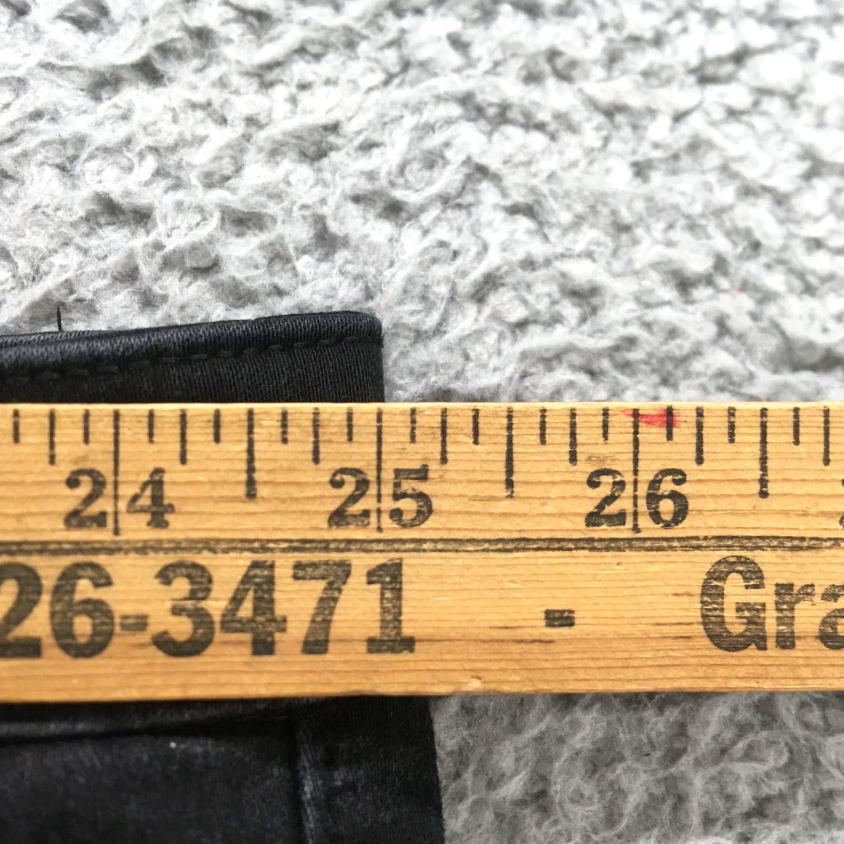 Vintage Lane Bryant Skinny Jeans Womens 26 Black Denim High Rise Zip Fly Jeans Womens 26 Black Size 26" / US 2 / IT 38 - 5 Thumbnail