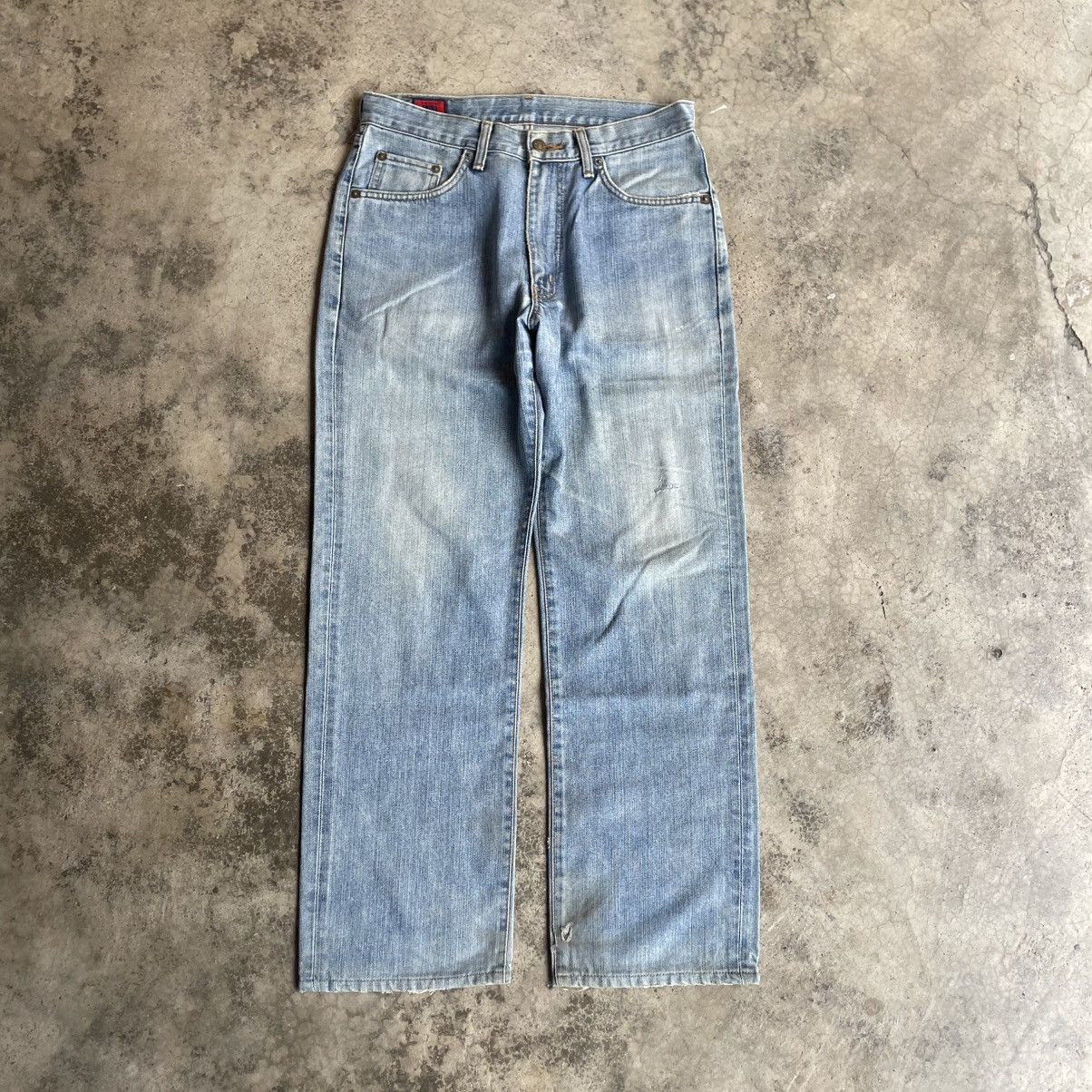 Edwin 🔥Vintage Edwin 503Z Stoned Washed Ripped Distress Jeans Size US 31 - 1 Thumbnail