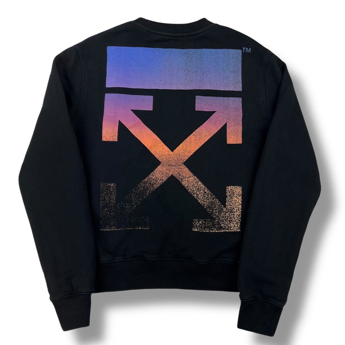 Off-White Off-White Degrade Arrows Black Sweatshirt Size US M / EU 48-50 / 2 - 2 Thumbnail