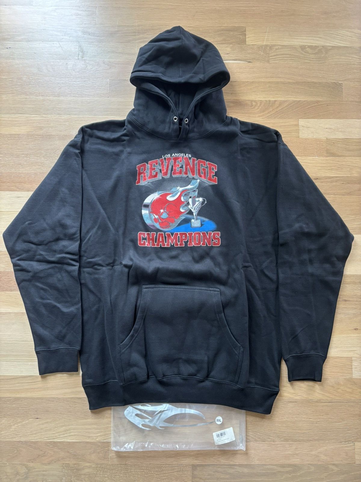 Revenge Revenge Champions Trophy Black Hoodie Size US XXL / EU 58 / 5 - 2 Thumbnail