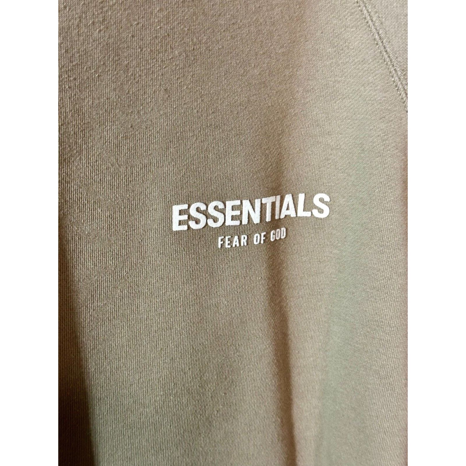 Fear Of God Essentials Desert Taupe Hoodie Small Authentic