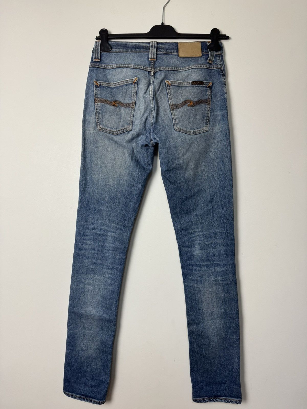 Nudie Jeans Nudie Jeans Long Inseam Slim Distressed Jeans Made in Italy Size US 30 / EU 46 - 8 Thumbnail