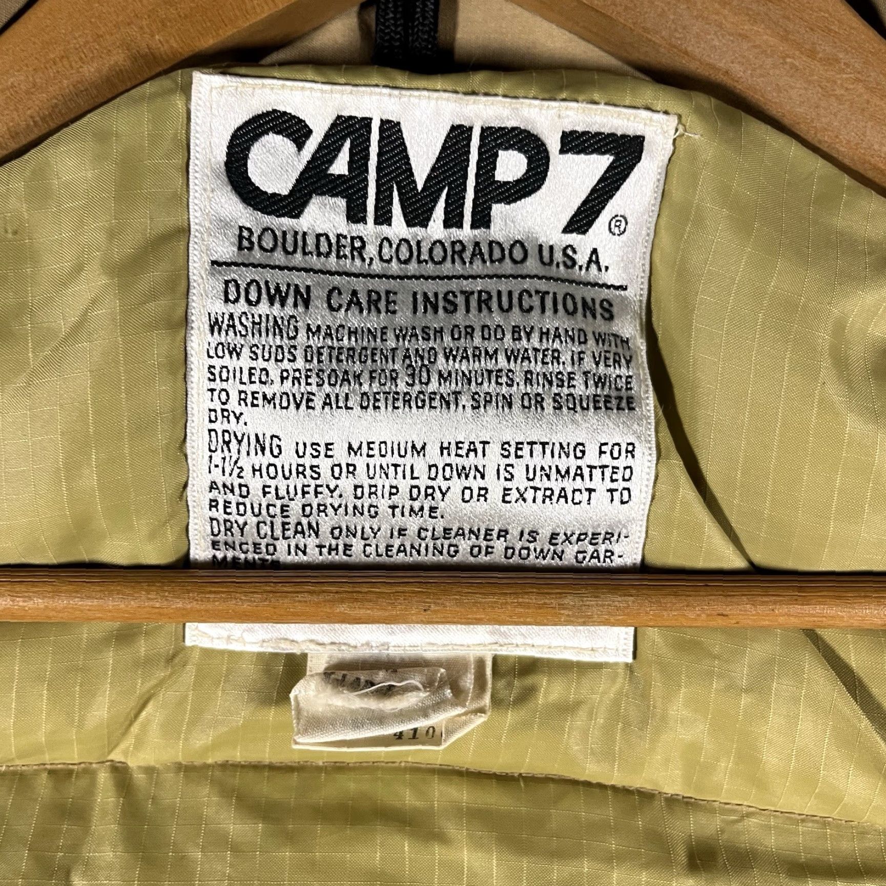 Vintage VINTAGE Camp 7 Down Puffer Vest Mens XL Beige 80s USA Made Insulated Casual Size US XL / EU 56 / 4 - 4 Thumbnail