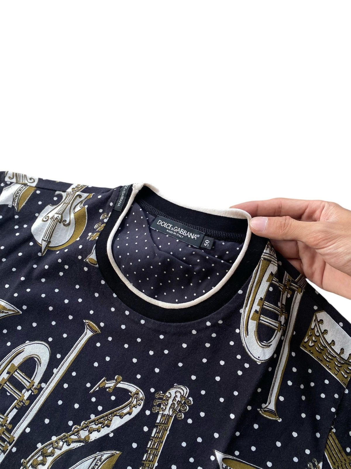 Dolce & Gabbana dolce & gabbana musical instrument print shirt Size US M / EU 48-50 / 2 - 4 Thumbnail