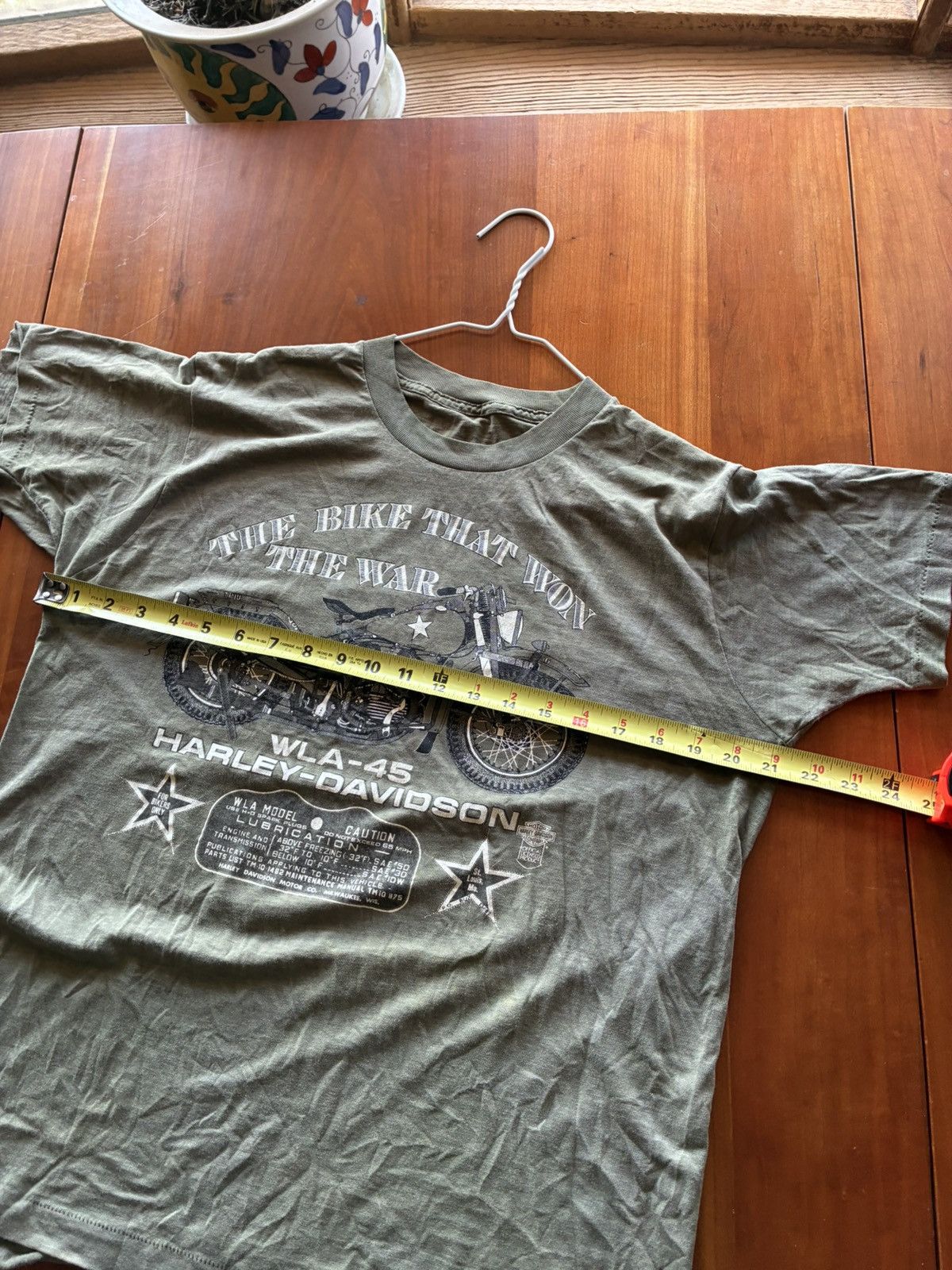 Harley Davidson Vintage 1980’s Harley Davidson War tee shirt Size US L / EU 52-54 / 3 - 9 Thumbnail