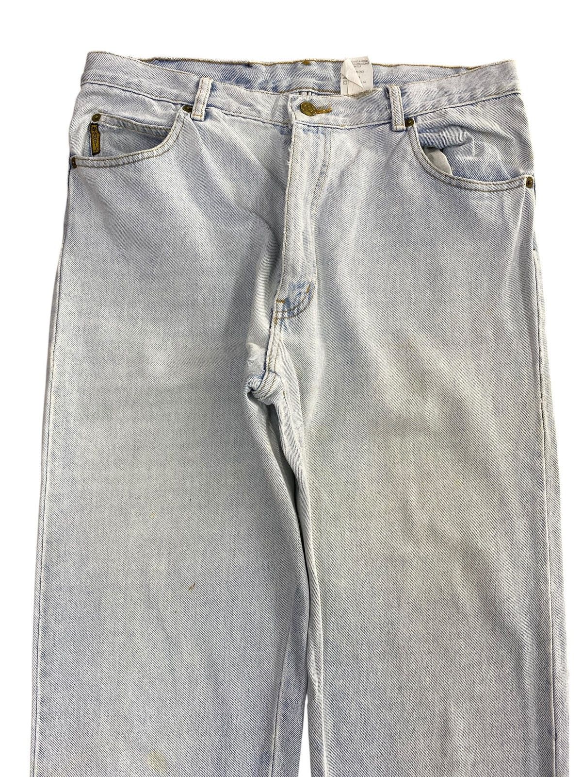 Armani Armani Light Blue Wash Style Loose Jeans Size US 33 - 2 Thumbnail