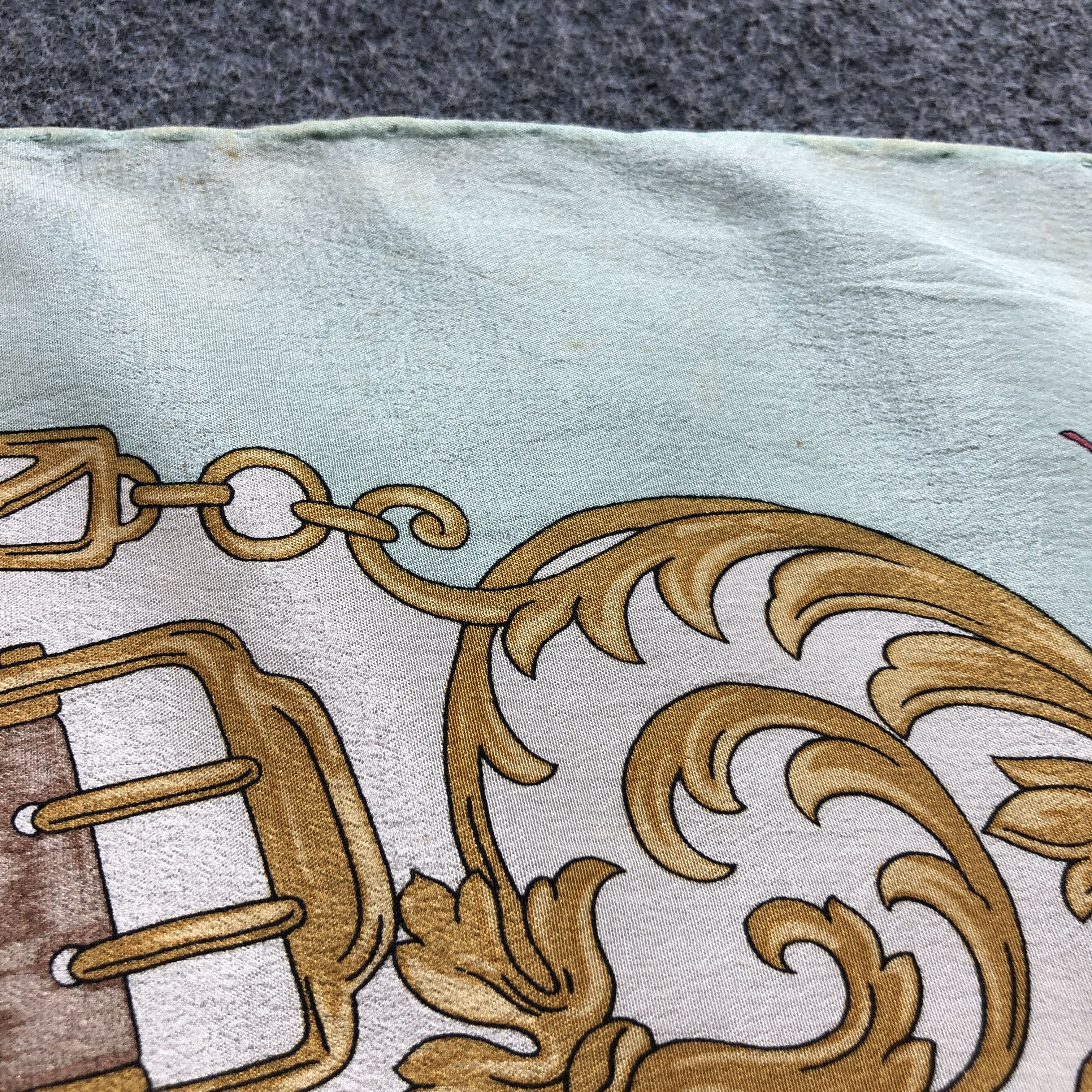 Japanese Brand Luxury Tassels Hand Rolled Silk Scarf M1063 Size ONE SIZE - 15 Thumbnail