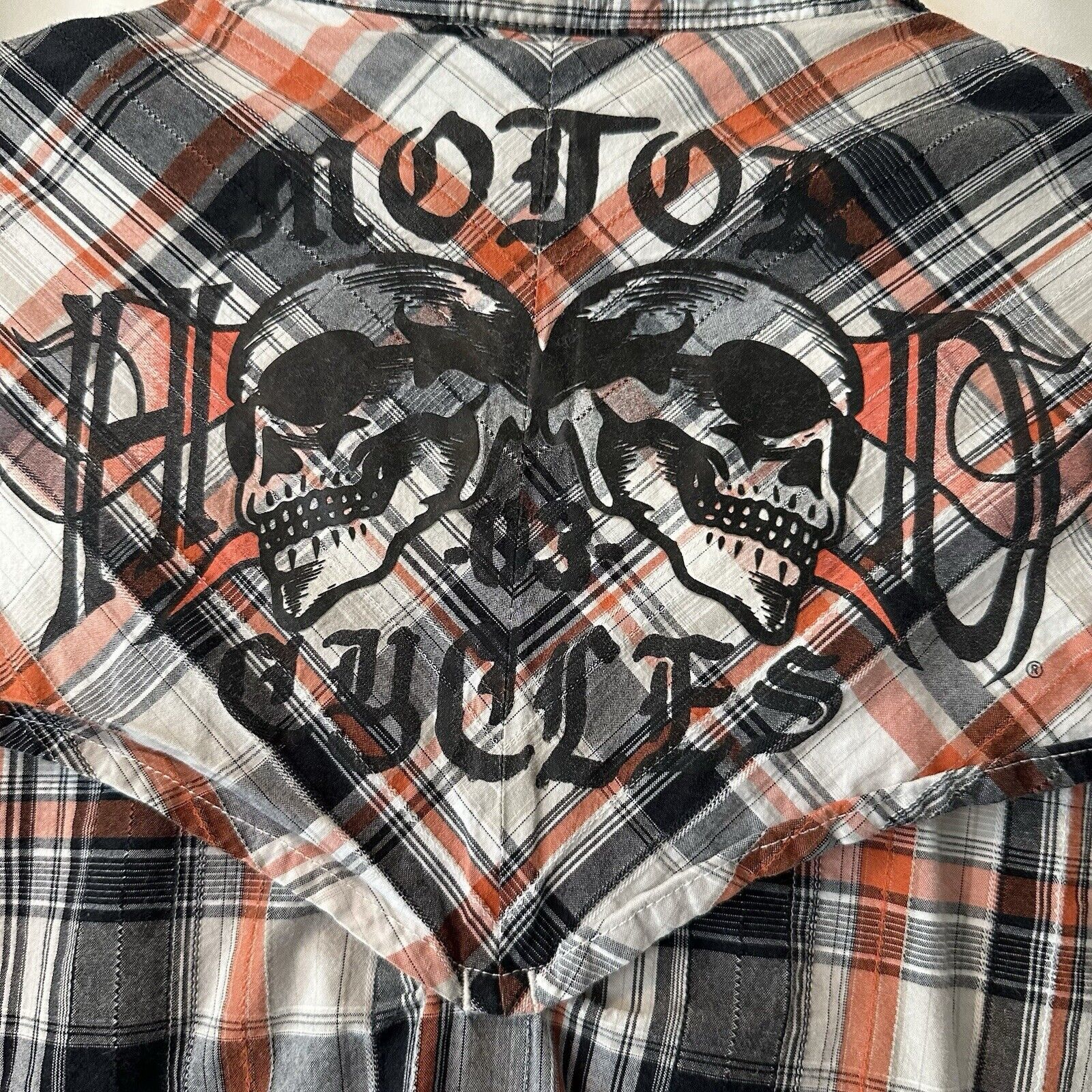 Harley Davidson Harley-Davidson Perform Vented Skull Graphic Plaid LR Shirt Size US L / EU 52-54 / 3 - 2 Thumbnail