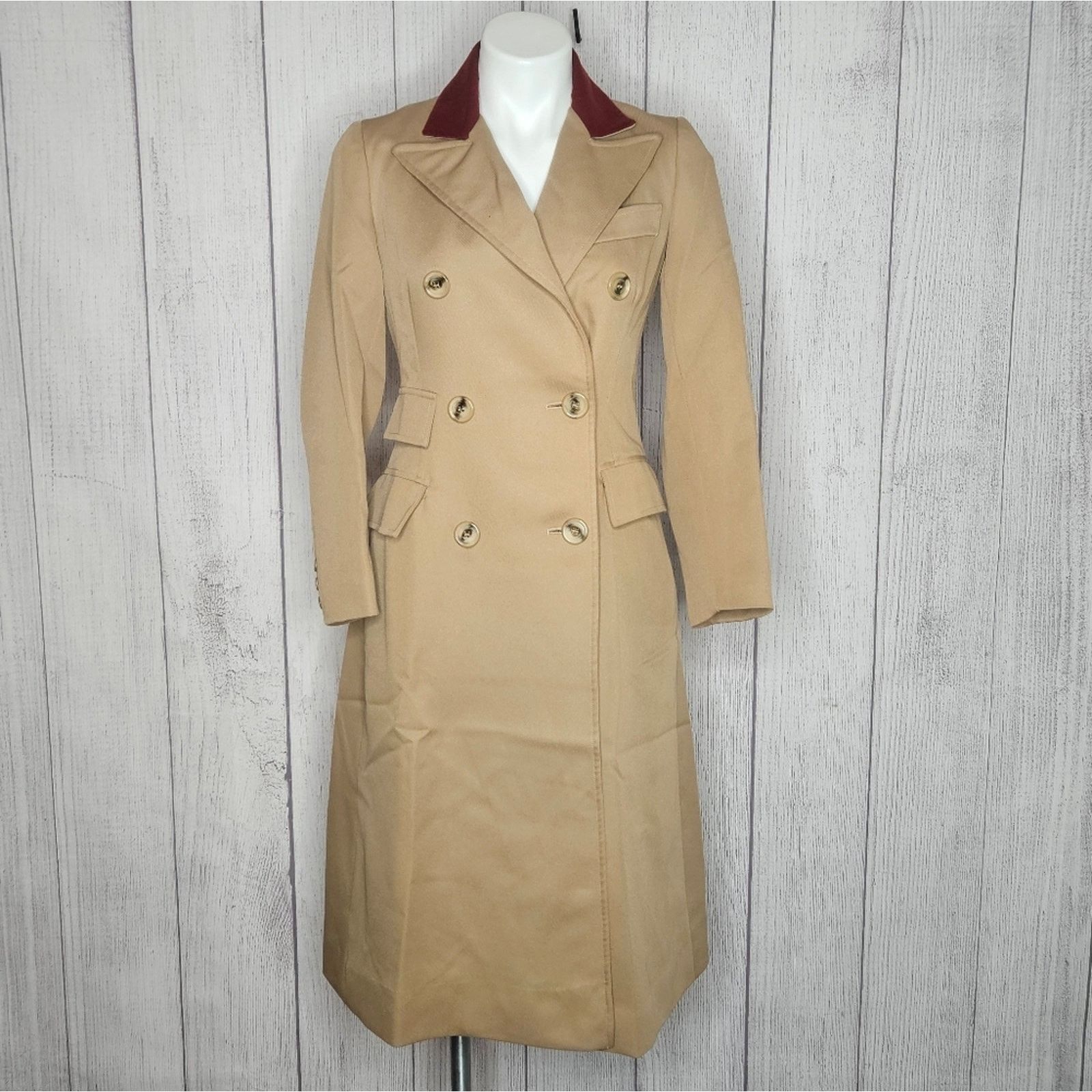 Vintage Omniform Continental Joyce Dixon Set, Trench, Blazer, Skirt Size 27" / US 4 / IT 40 - 3 Thumbnail