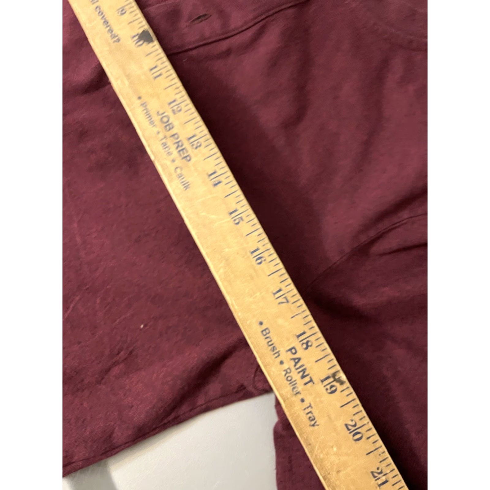 Croft & Barrow Mens Croft & Barrow Henley T-Shirt Long Sleeve Easy Care Maroon S Size US S / EU 44-46 / 1 - 5 Thumbnail