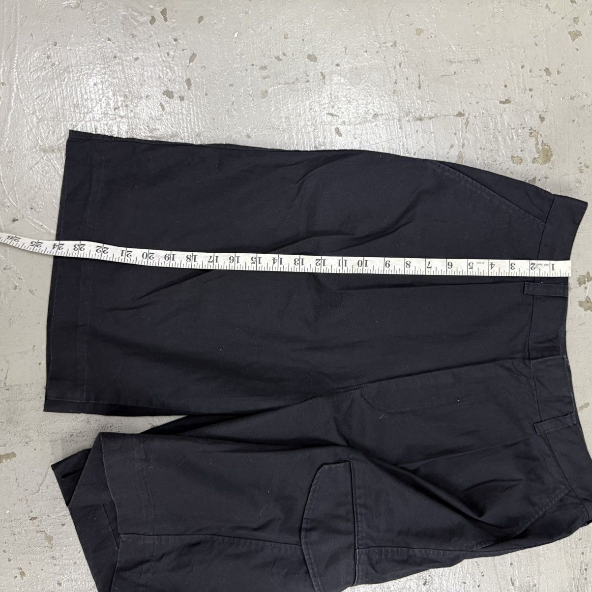 Jil Sander Jil Sander Wide Relaxed Half Shorts in Black One Pocket Size US 31 - 4 Thumbnail