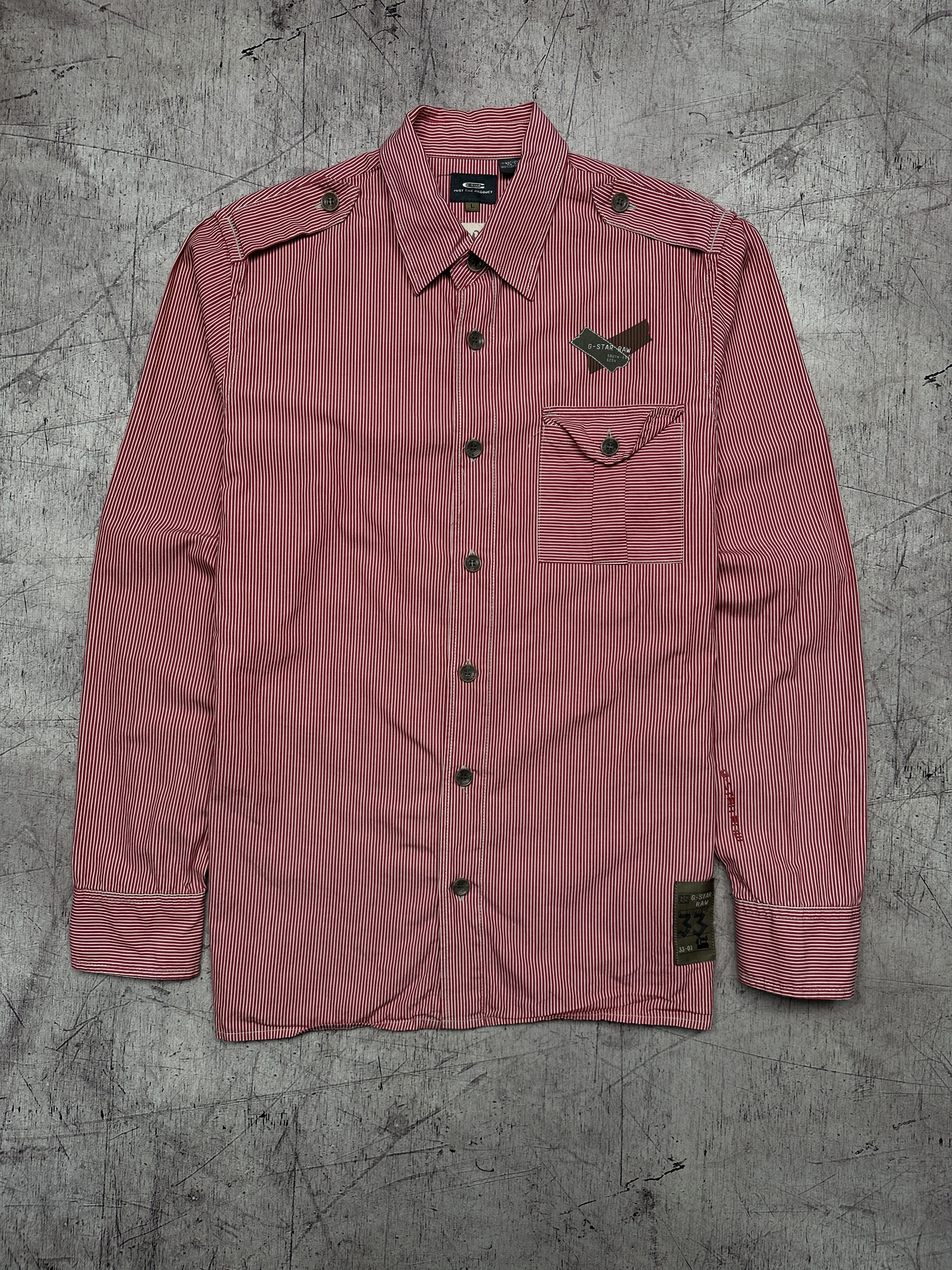G-Star G Star Raw Vintage Mens Long Sleeve Shirt Size US L / EU 52-54 / 3 - 1 Thumbnail
