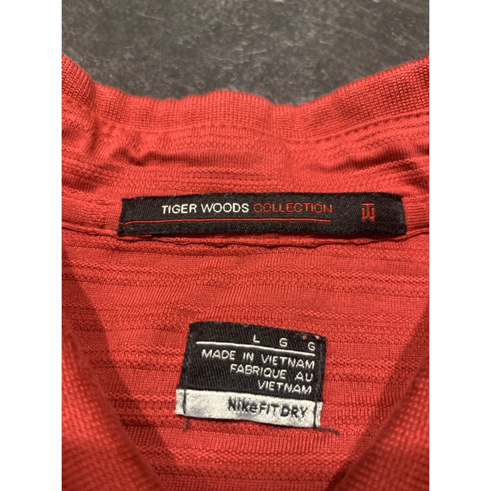 Nike Nike Polo Shirt Adult Large Burgundy Red Tiger Woods Collection Golf Men’s Size US L / EU 52-54 / 3 - 6 Thumbnail