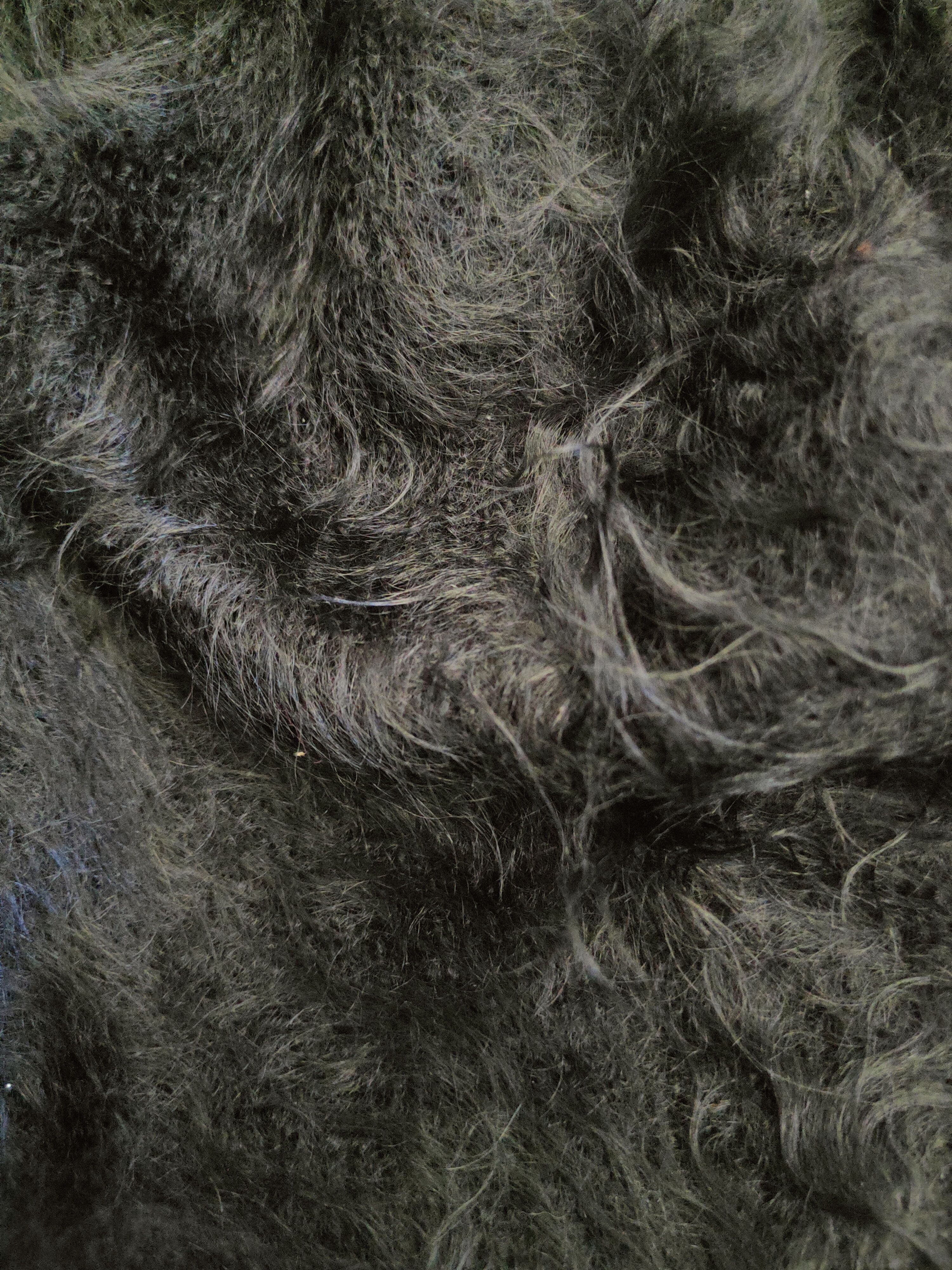 Japanese Brand DL Japa vintage shaggy Black Fur Mohair Knitwear #46-486 Size M / US 6-8 / IT 42-44 - 10 Thumbnail