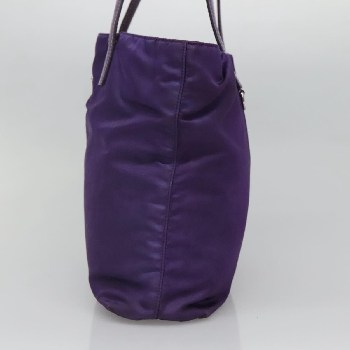 Prada PRADA Tote Bag Nylon Purple Silver Size ONE SIZE - 5 Thumbnail