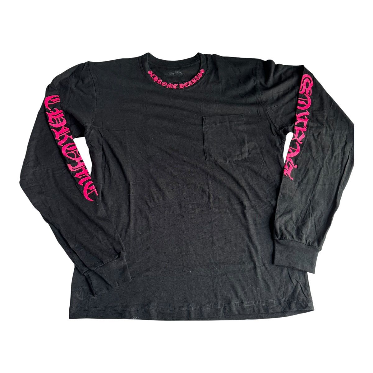 Chrome Hearts Crazy Faded Vintage 90s Chrome Hearts Floral LS Tee