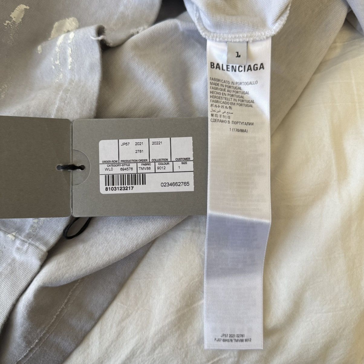 Balenciaga Balenciaga Metal T-Shirt Oversized Size US XS / EU 42 / 0 - 4 Thumbnail