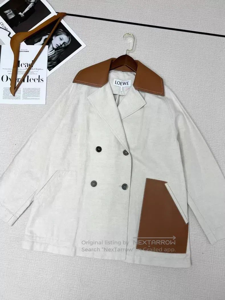Loewe Loewe Leather Patches Jacket Size 4XL / US 24-26 - 2 Thumbnail