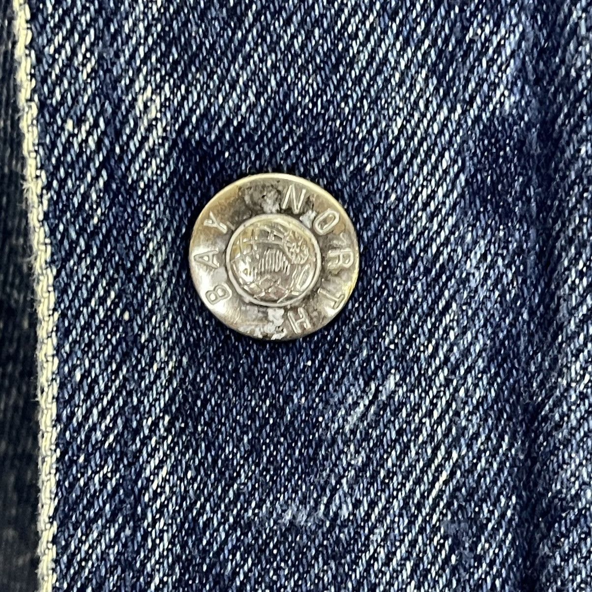 Vintage Vintage 90s North Bay Ltd Denim Varsity Jacket Size US XL / EU 56 / 4 - 5 Thumbnail