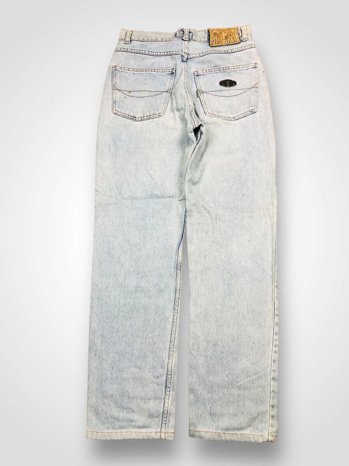 Ferre FERRE JEANS Vintage Light Wash 90s (37) Size US 31 - 2 Thumbnail