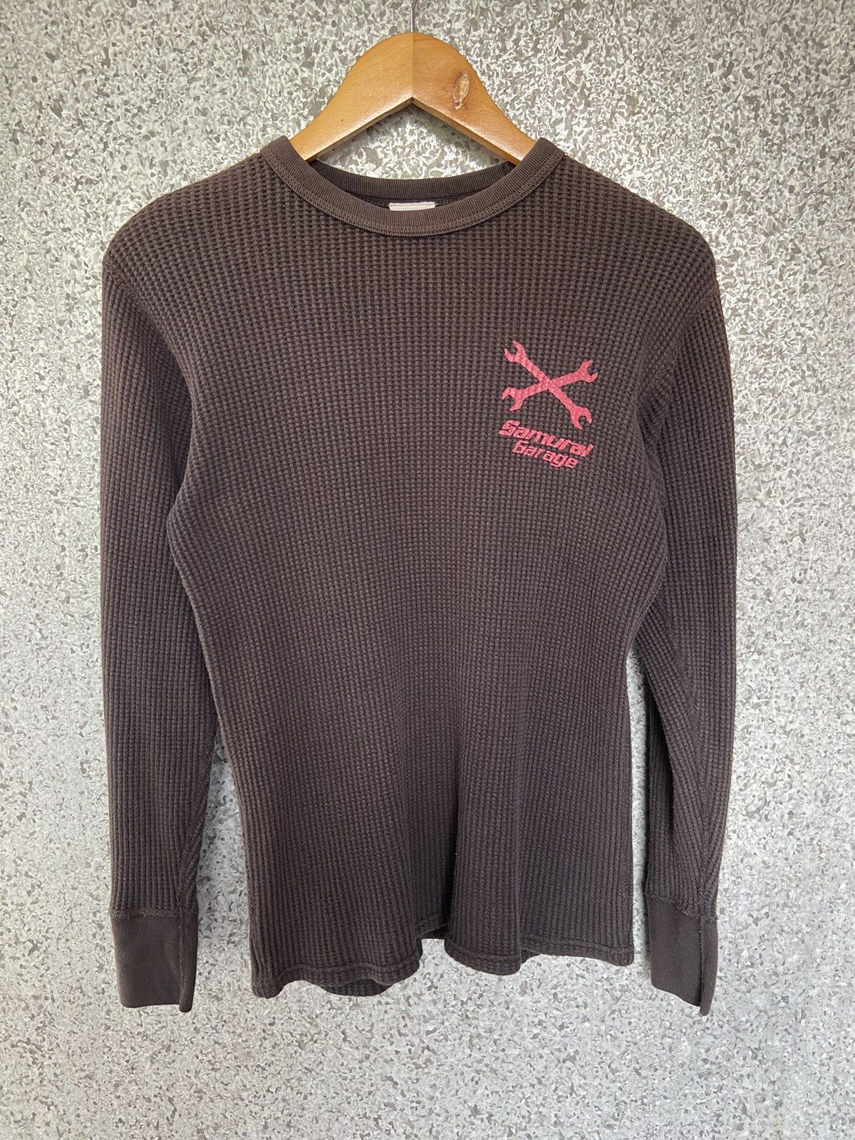 Samurai Jeans 🔥 Sun faded Samurai Garage t shirt long sleeve Size US S / EU 44-46 / 1 - 3 Thumbnail
