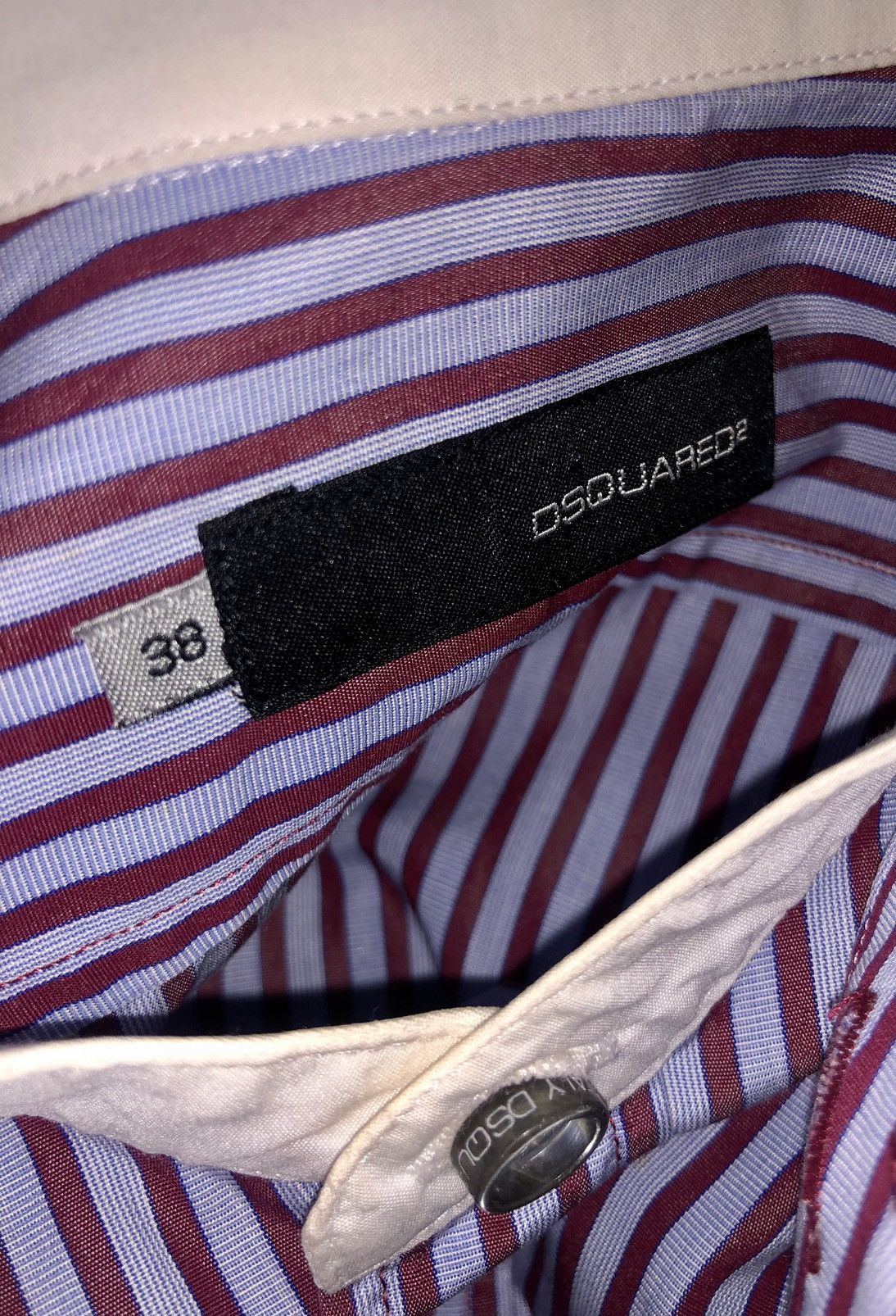Designer × Dsquared2 DSQUARED2 BUTTON UP SHIRT BURN IN CANADA MADE IN ITLY Size S / US 4 / IT 40 - 9 Thumbnail
