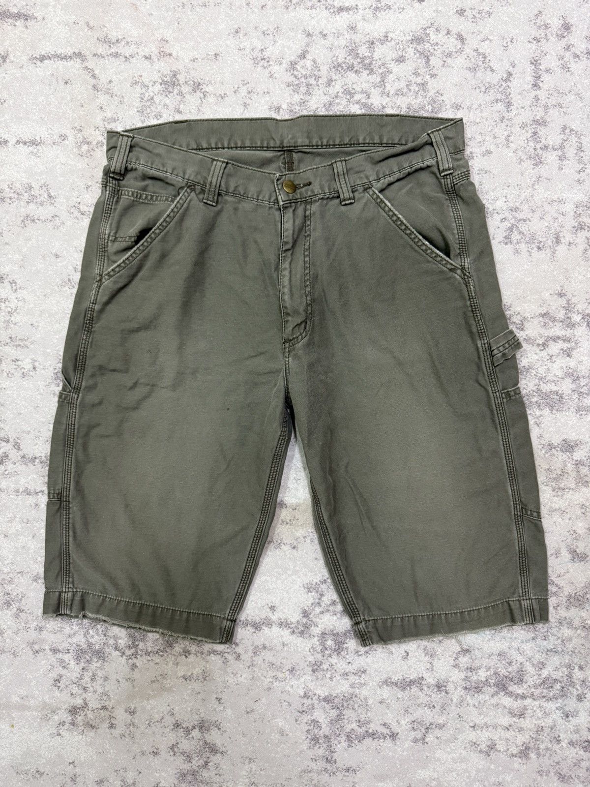 Carhartt Carhartt Carpenter Sun Faded Short Pants Size US 34 / EU 50 - 3 Thumbnail