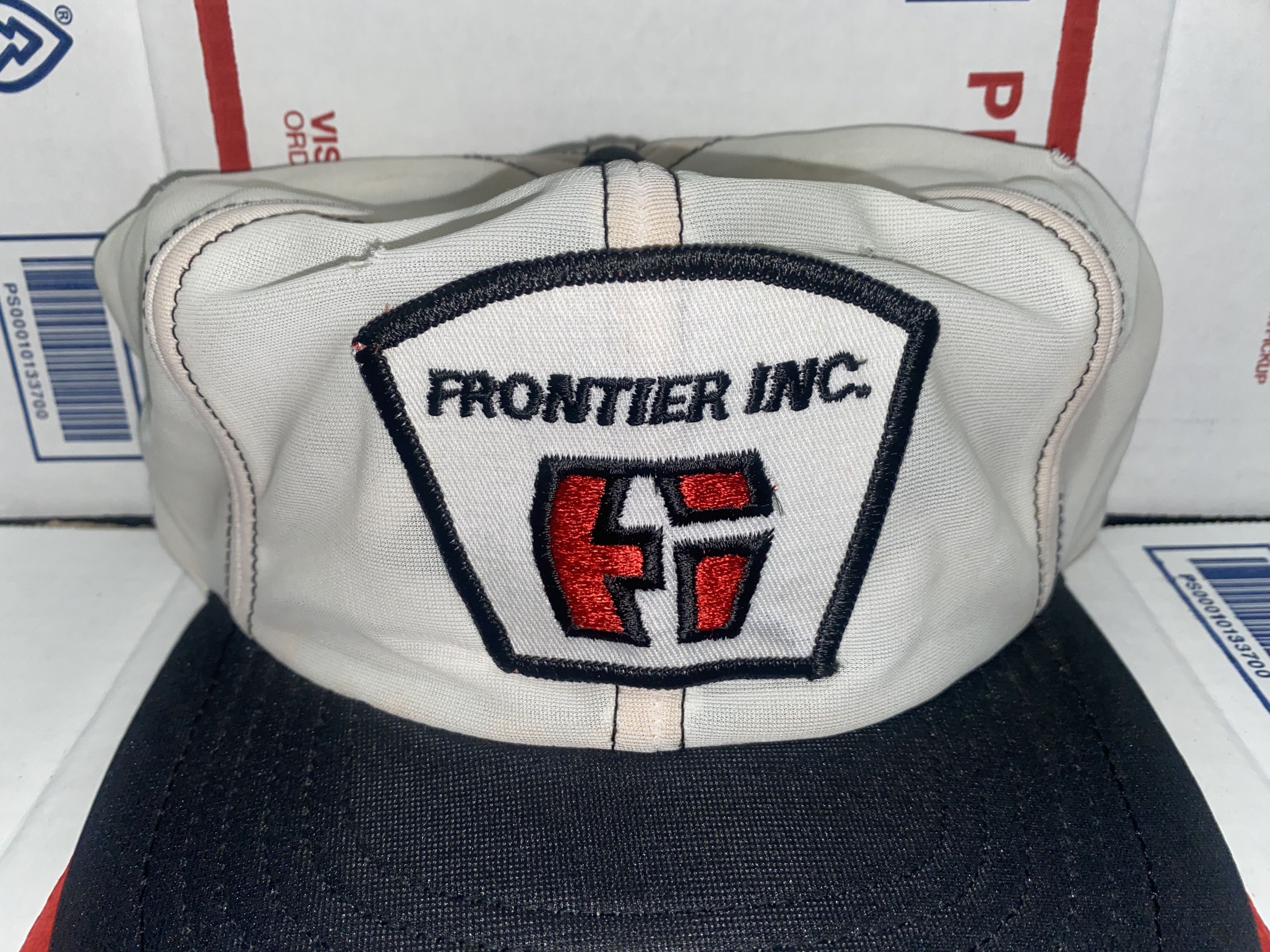 Vintage Made in USA Snapback Hat Trucker Baseball Cap Frontier Inc. Size ONE SIZE - 2 Thumbnail