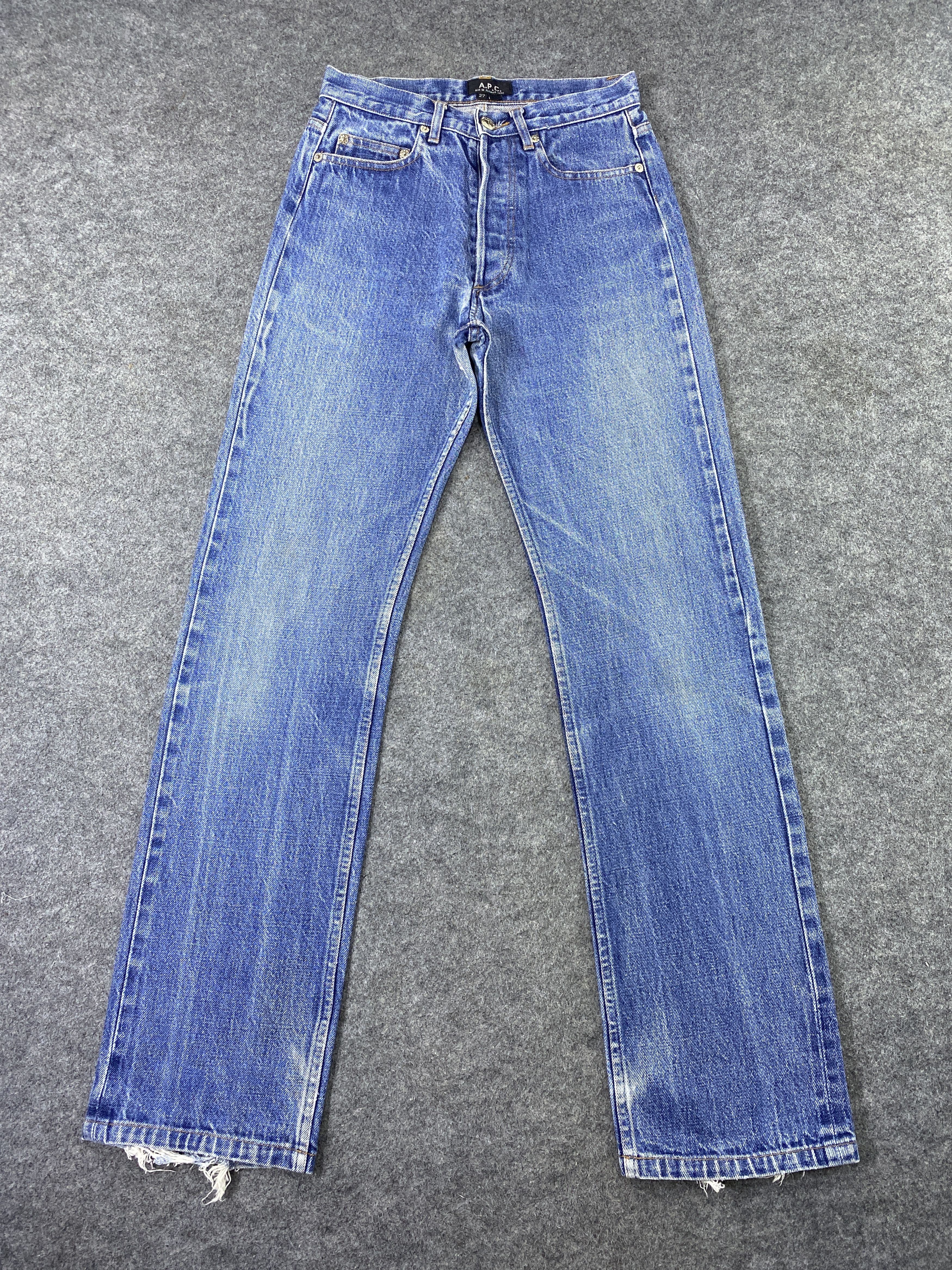 A.P.C. APC Blue Wash Jeans - J1127 Size US 26 / EU 42 - 2 Thumbnail