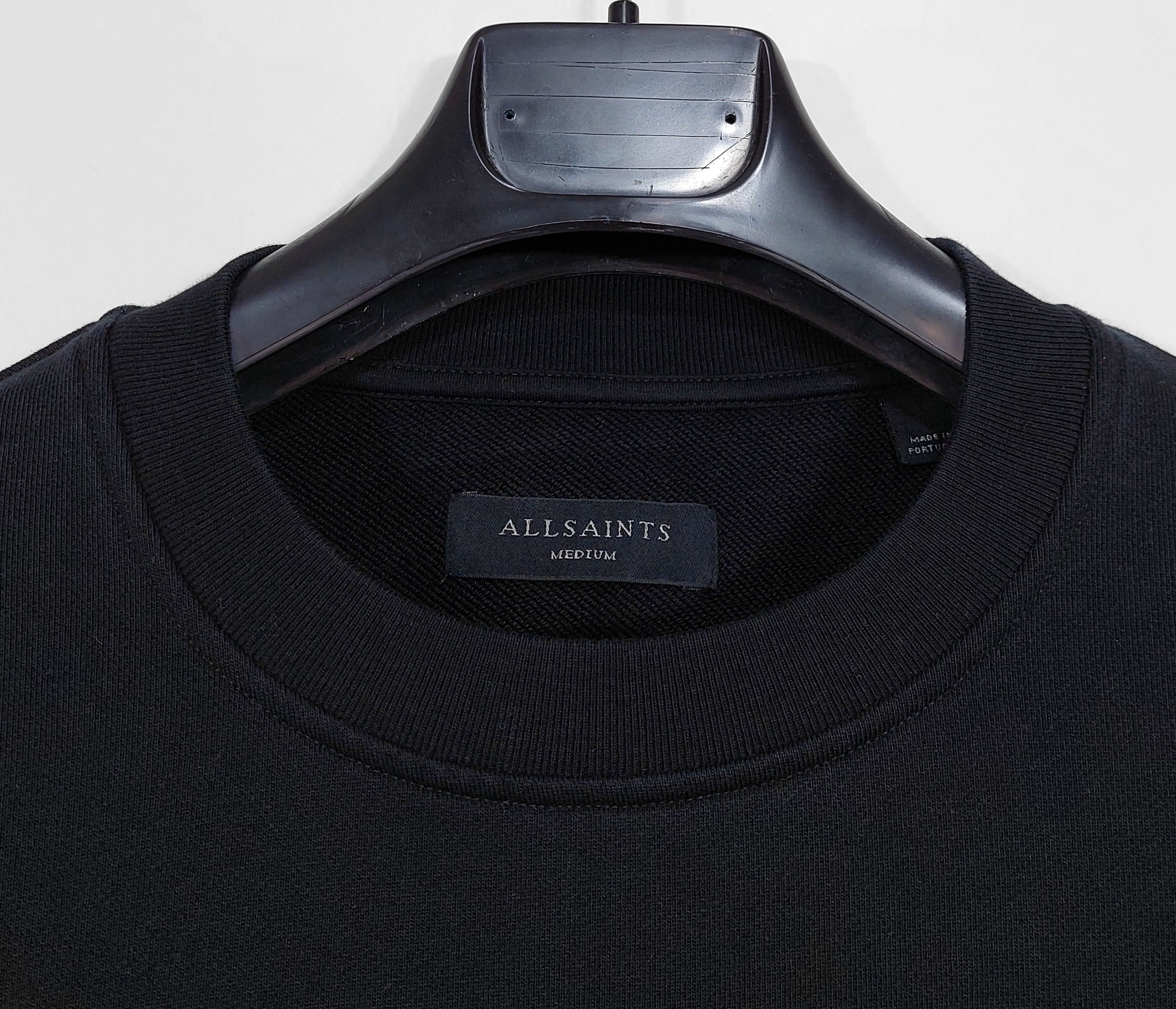 Allsaints sanctum crew sweatshirt - black M Size US M / EU 48-50 / 2 - 3 Thumbnail