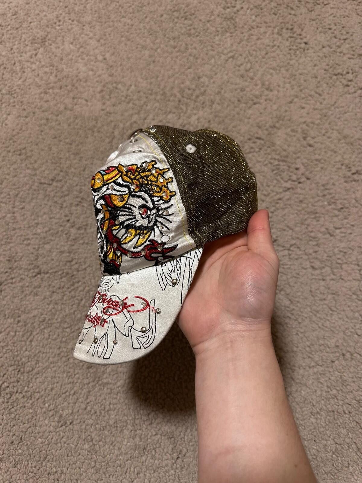 Ed Hardy Vintage Ed Hardy Tiger Dragon Trucker Hat Snap Back Y2K Size ONE SIZE - 2 Thumbnail