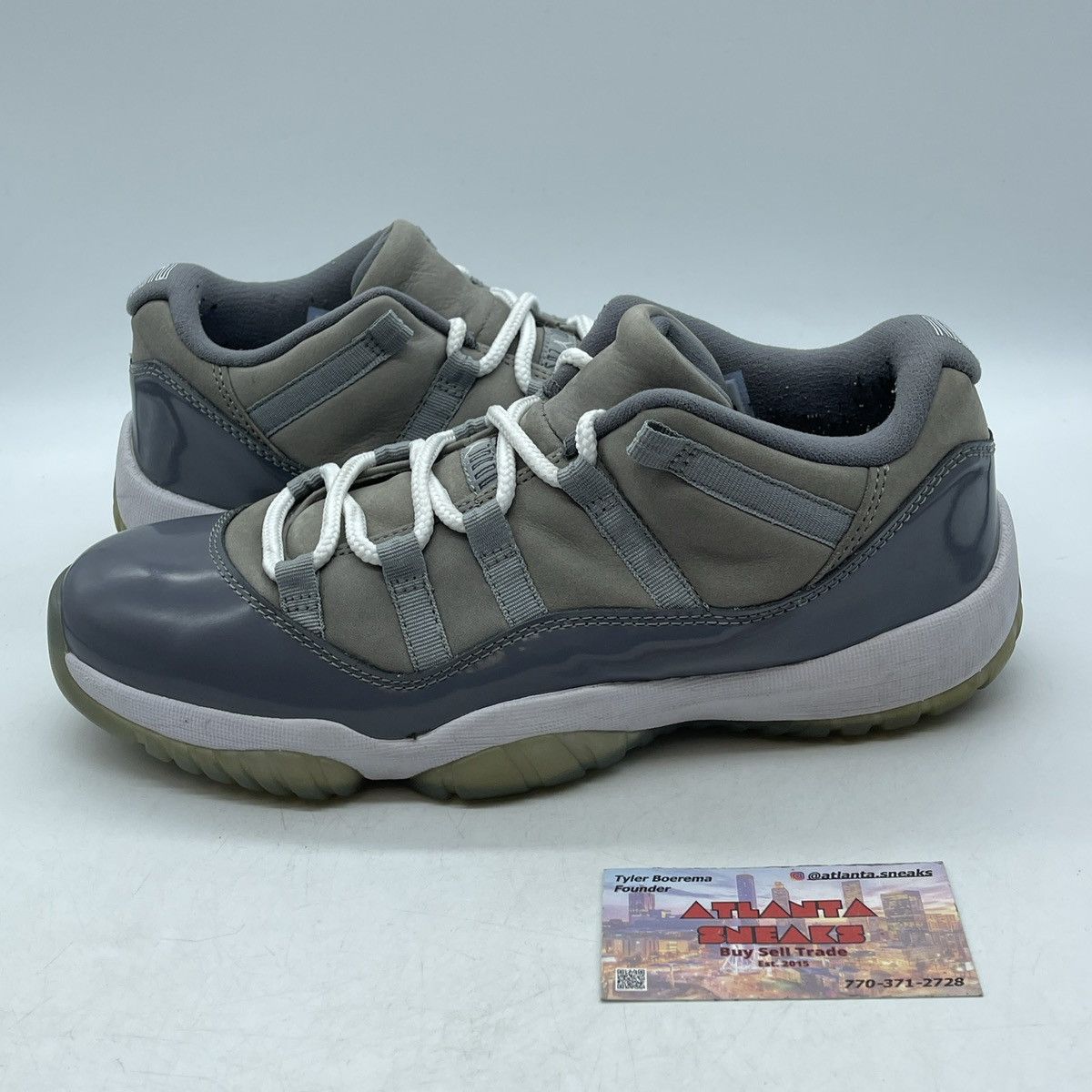 Jordan Brand Air Jordan 11 low cool grey Size US 9.5 / EU 42-43 - 1 Thumbnail