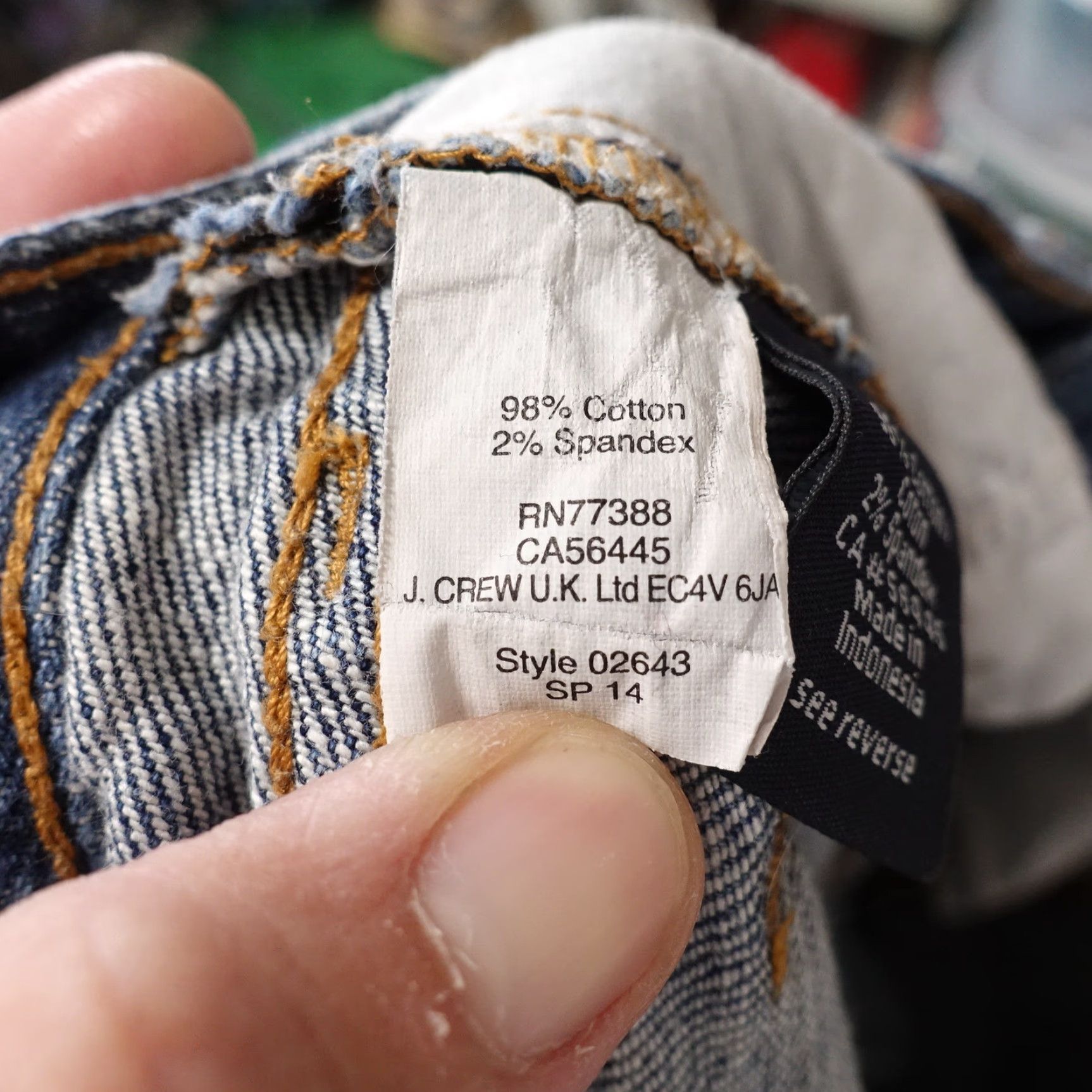 J.Crew J.CREW Jeans - Mid Rise Stretch Style 02643 - Denim Blue - Size 27 - Women - Regular Inseam 29" - Blue Denim Pants Size 27" / US 4 / IT 40 - 8 Thumbnail