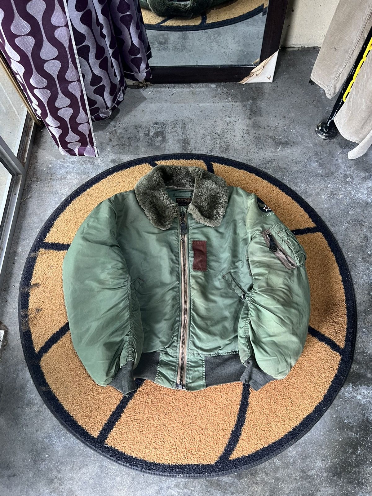 Hope × Ma 1 × Usaf Vintage 80s MA-1 Flight Jacket USAF by