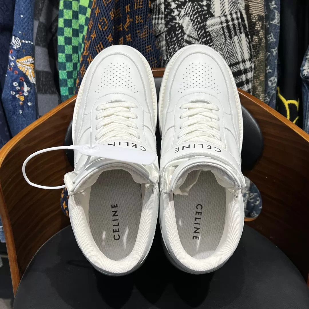 Celine CELINE SS Calfskin Sneaker 45 - Thick Sole Scratched (Worn 1x) Size US 12 / EU 45 - 5 Thumbnail