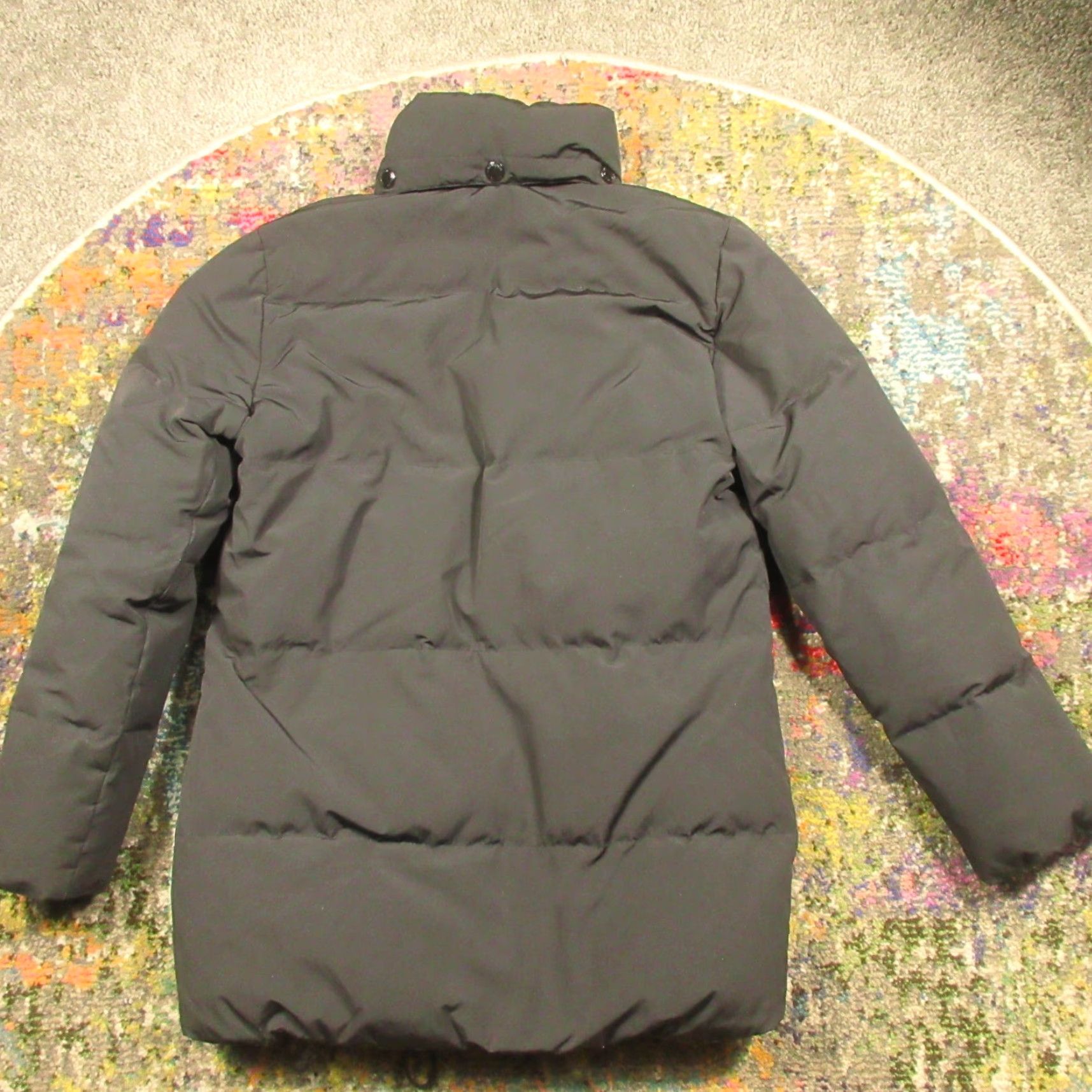 Banana Republic Banana Republic Down Puffer Jacket Womens Small Black Zip Button Long Quilted Outdoor Casual Fall Winter Spring Jacket Ladies Womens? Size S / US 4 / IT 40 - 2 Thumbnail