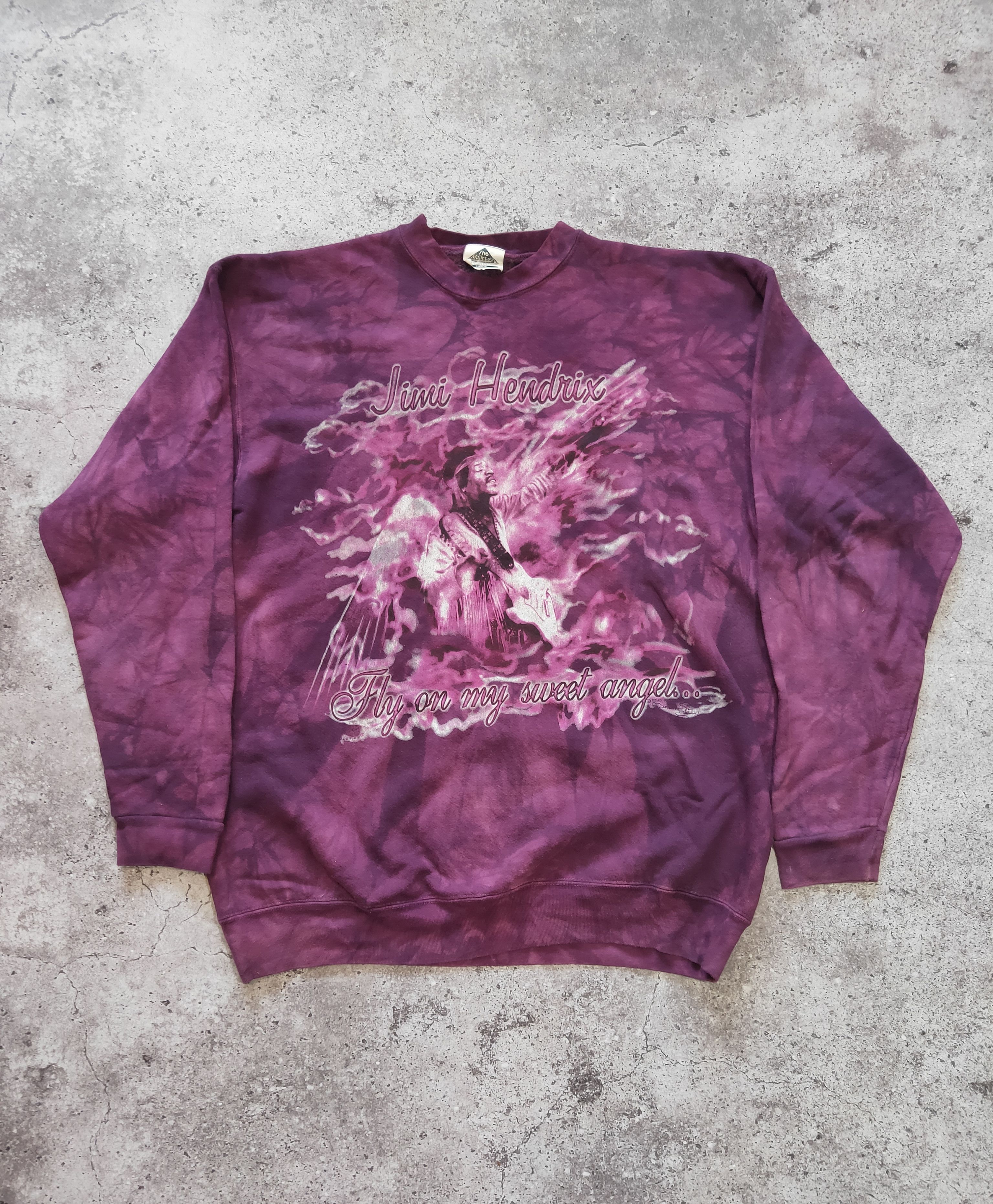 Band Tees × Jimi Hendrix × Vintage 1995 Vintage Jimi Hendrix Sweatshirt Crewneck Size US L / EU 52-54 / 3 - 1 Thumbnail