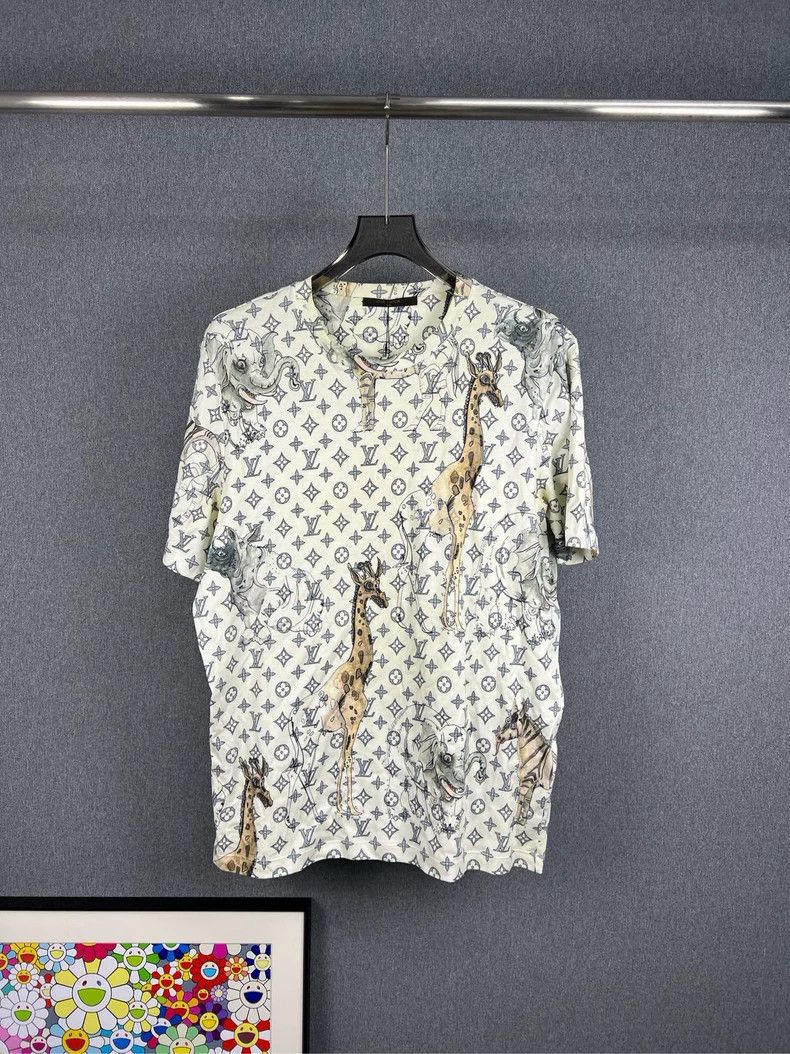Louis Vuitton Louis Vuitton Monogram Animal Print T-shirt - dmc Size US XL / EU 56 / 4 - 1 Thumbnail