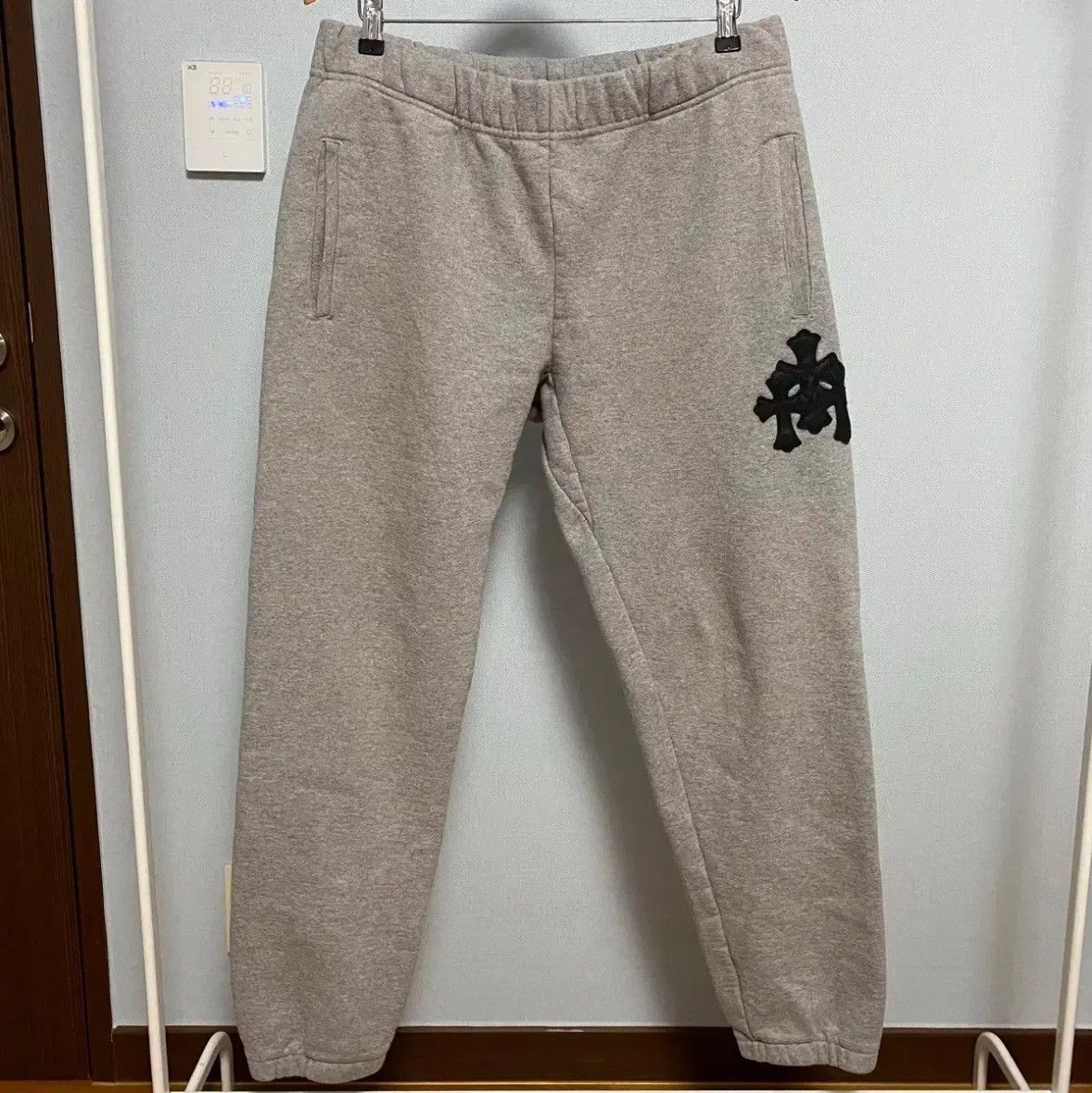 Chrome Hearts Paper Jam Cross Leather Patch Sweatpants Size US 36 / EU 52 - 1 Thumbnail