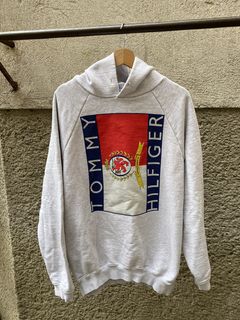 Vetements x tommy hilfiger best sale hoodie grey