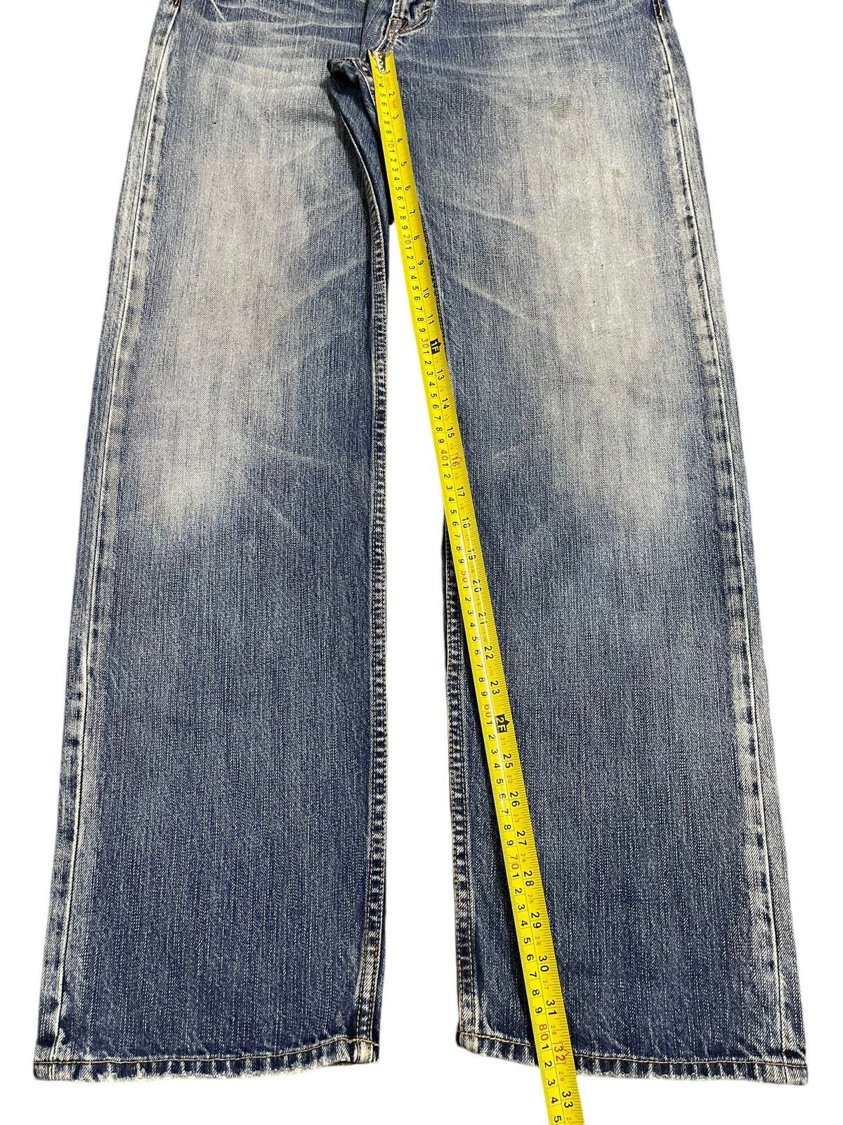 Jun Takahashi Vintage Japanese Brand Blue Faded Wash Style Loose Jeans Size US 34 / EU 50 - 14 Thumbnail