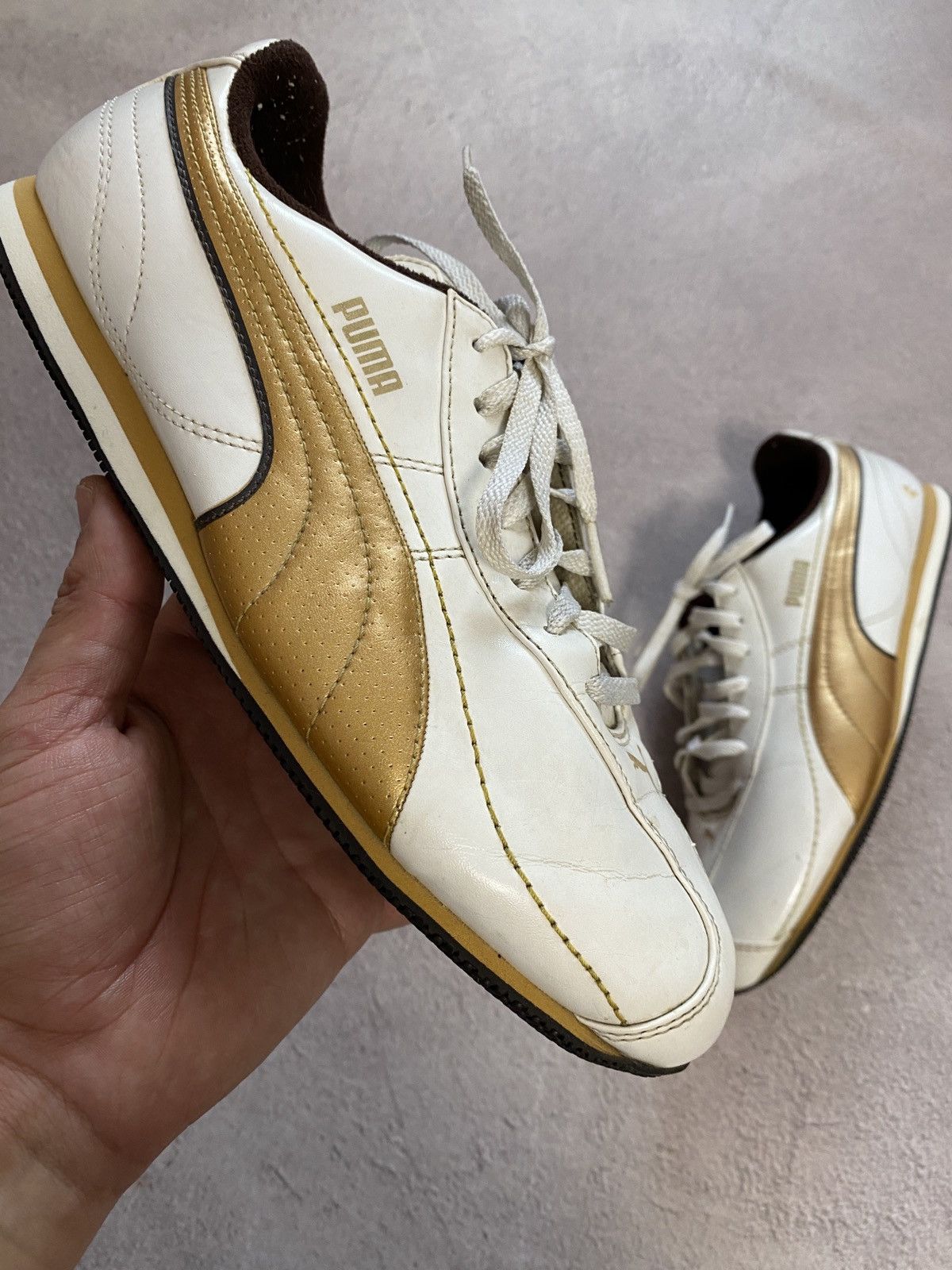 Puma Puma vintage leather sneakers Size US 7 / EU 40 - 2 Thumbnail
