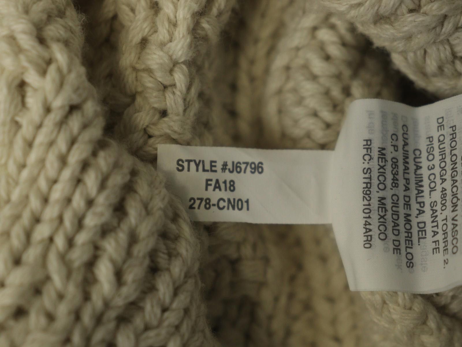 J.Crew J.Crew Beige 100% Cotton Knitted Pullover Sweater Size M Size M / US 6-8 / IT 42-44 - 10 Thumbnail