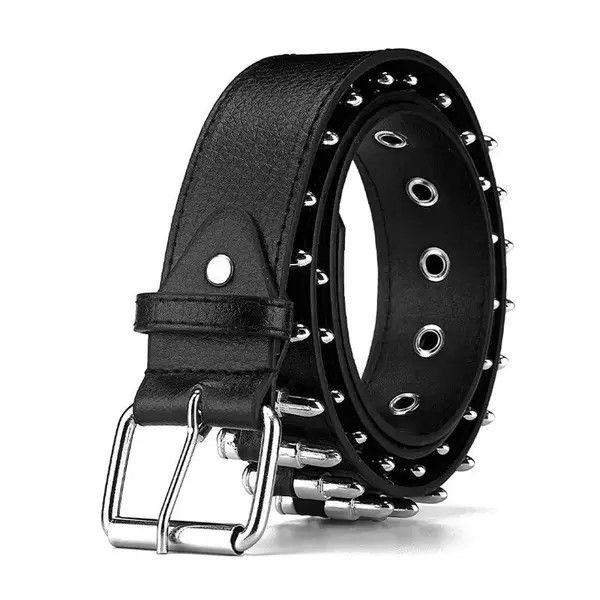 Designer Bullet Studded Belt Punk Rock Gothic Hip Hop Style Size ONE SIZE - 2 Thumbnail