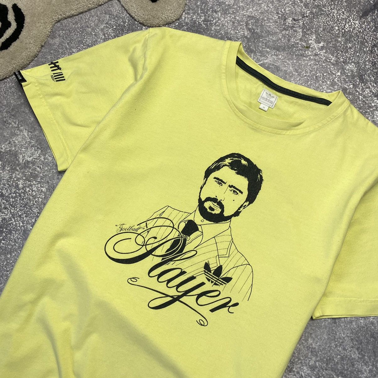 Adidas × Vintage Vintage Adidas Miller Player Big Face logo 90’s tee Size US M / EU 48-50 / 2 - 2 Thumbnail