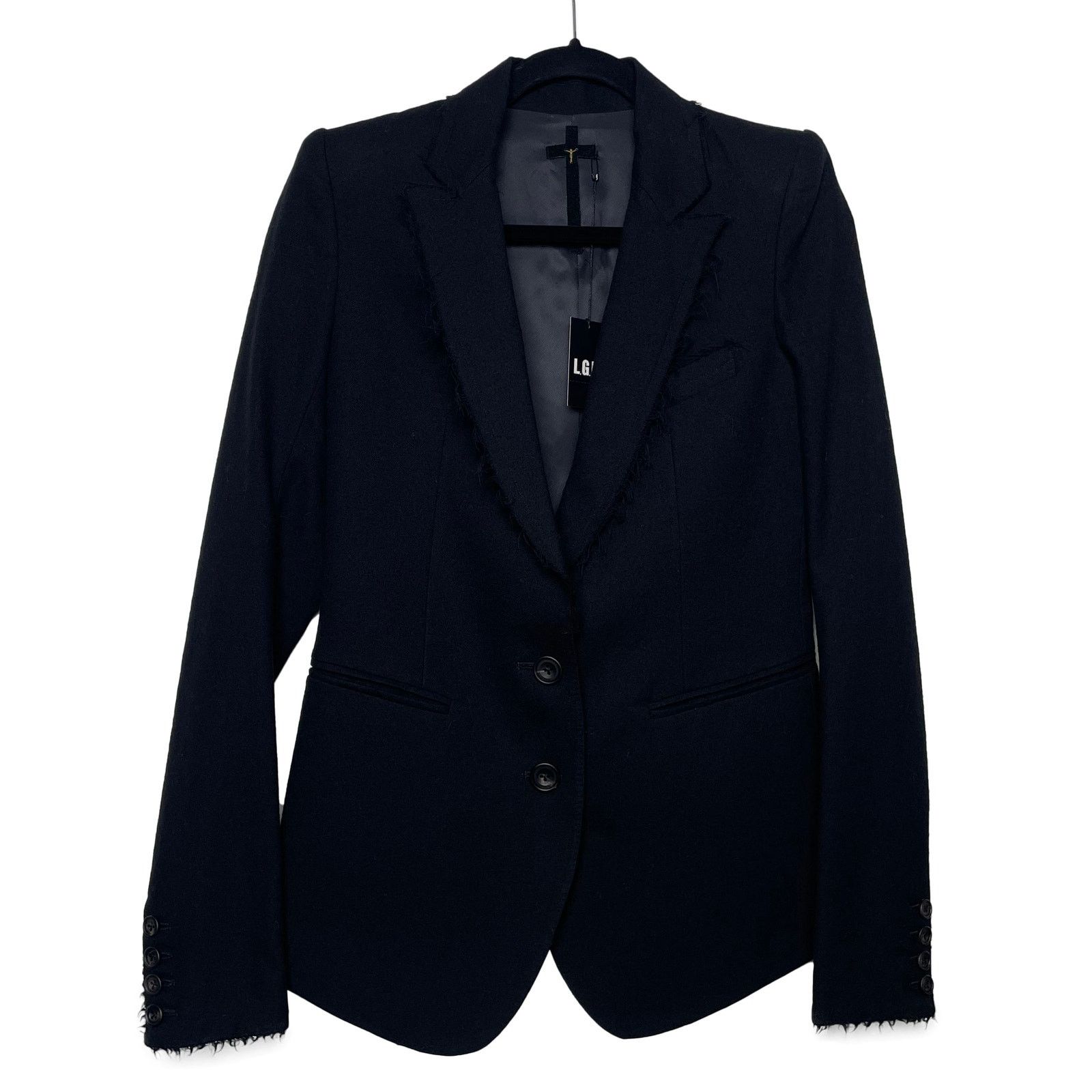 Le Grande Bleu (L.G.B.) Black Blazer Size S / US 4 / IT 40 - 2 Thumbnail